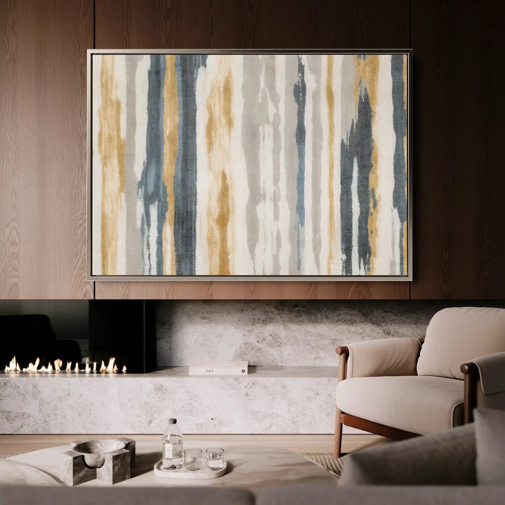 Abstract 114 Canvas Art 60 x 40 cm / Stretched on hidden frame
