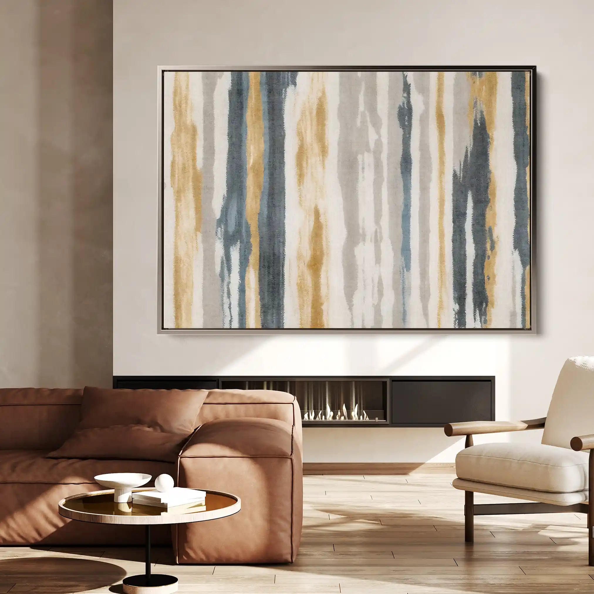 Abstract 114 Canvas Art 60 x 40 cm / Stretched on hidden frame