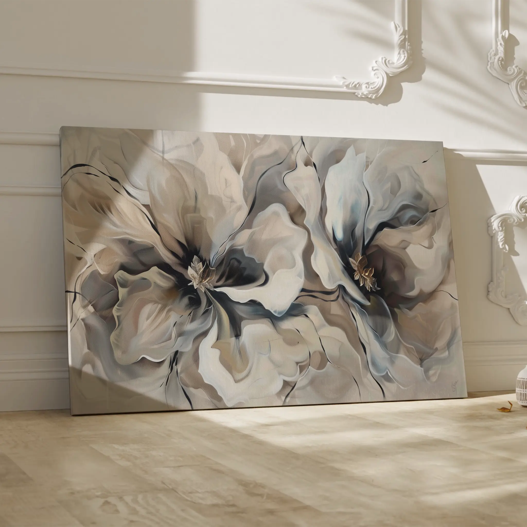 Floral Canvas Wall Art WAD114-F 90 x 60 cm / Stretched on hidden frame