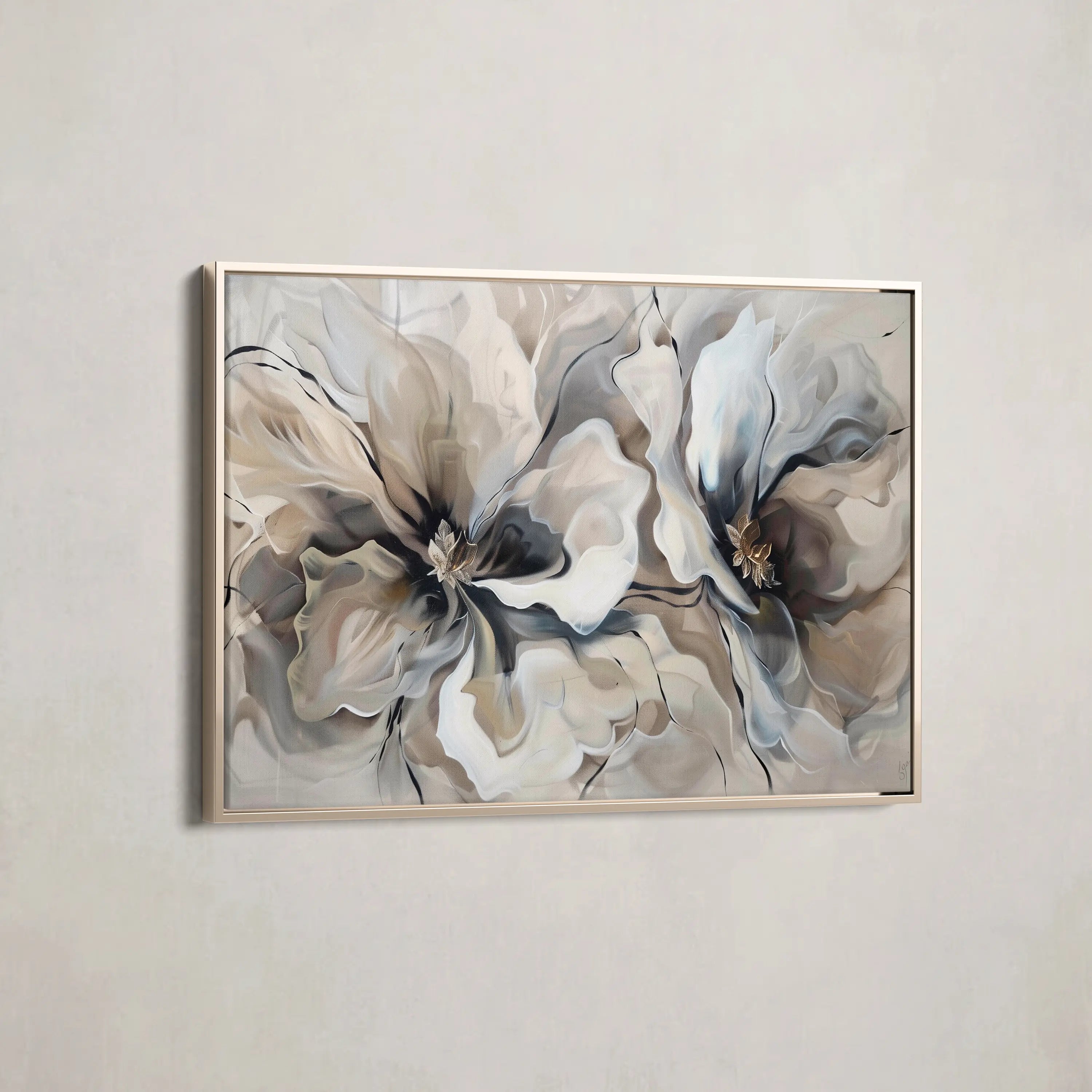 Floral Canvas Wall Art WAD114-F 90 x 60 cm / Stretched on hidden frame