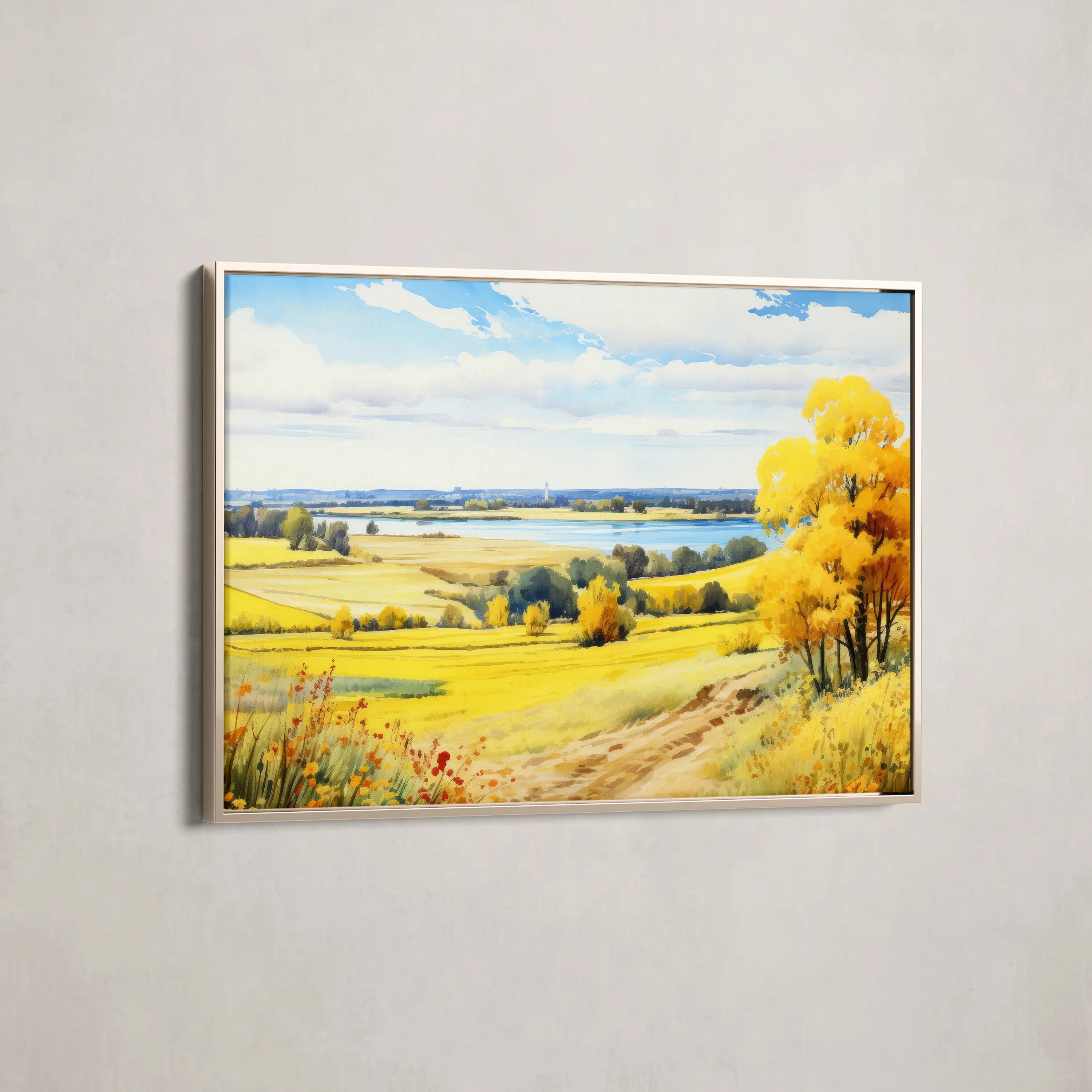 Landscape Canvas Wall Art WAD114-L 90 x 60 cm / Stretched on hidden frame