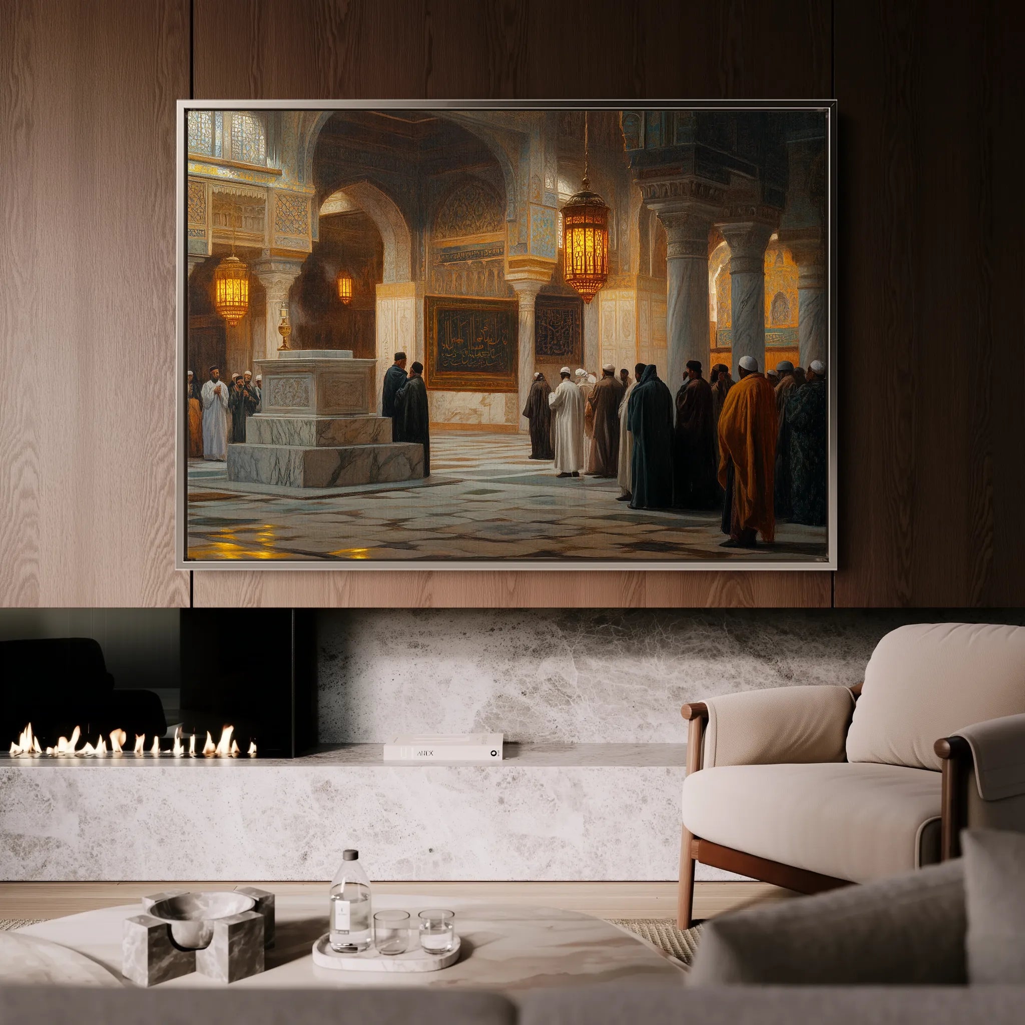 Orientalist Canvas Wall Art WAD114-OR 90 x 60 cm / Stretched on hidden frame