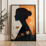 Portrait 114 Canvas Art 90 x 60 cm / Stretched on hidden frame