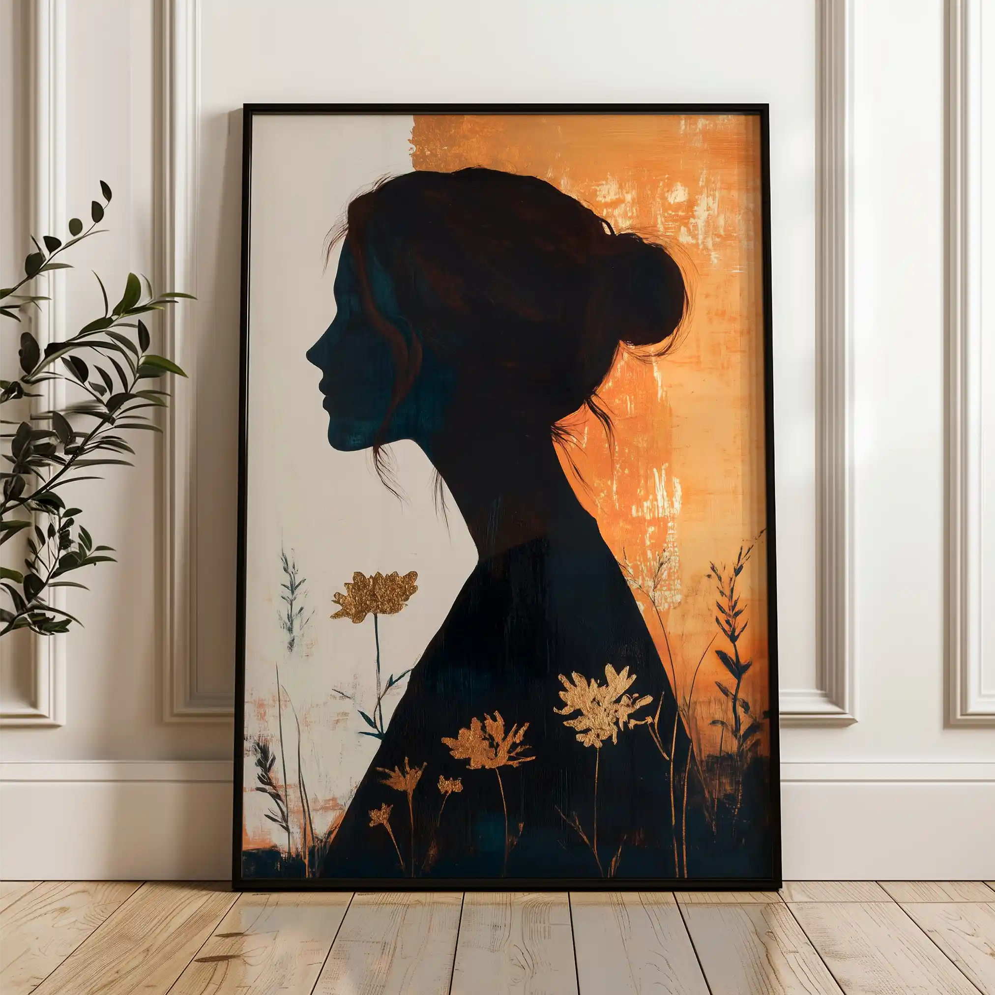 Portrait 114 Canvas Art 90 x 60 cm / Stretched on hidden frame