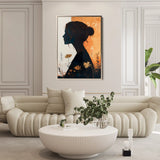 Portrait 114 Canvas Art 90 x 60 cm / Stretched on hidden frame
