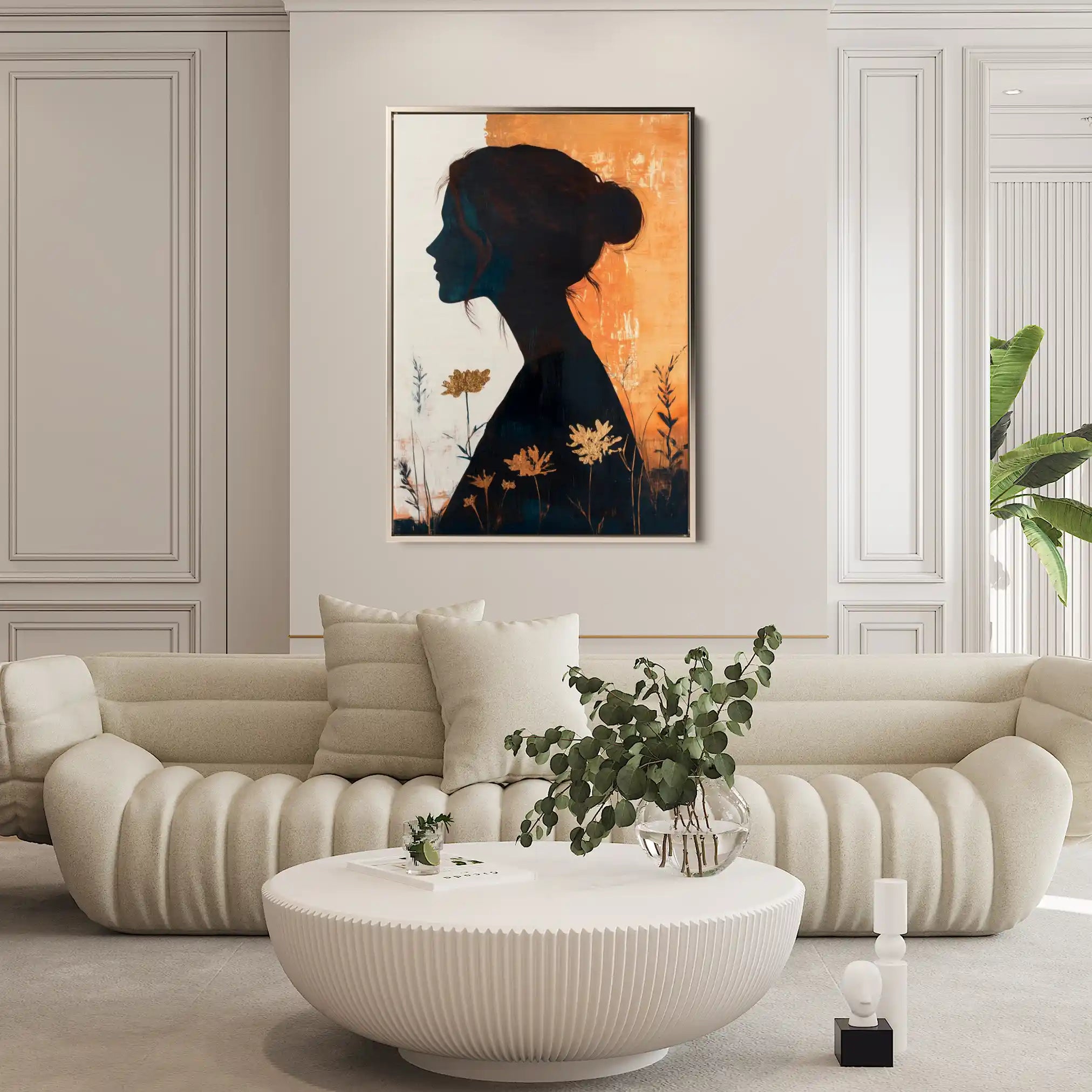 Portrait 114 Canvas Art 90 x 60 cm / Stretched on hidden frame