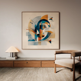 Abstract 1142 Canvas Art 60 x 60 cm / Stretched on hidden frame