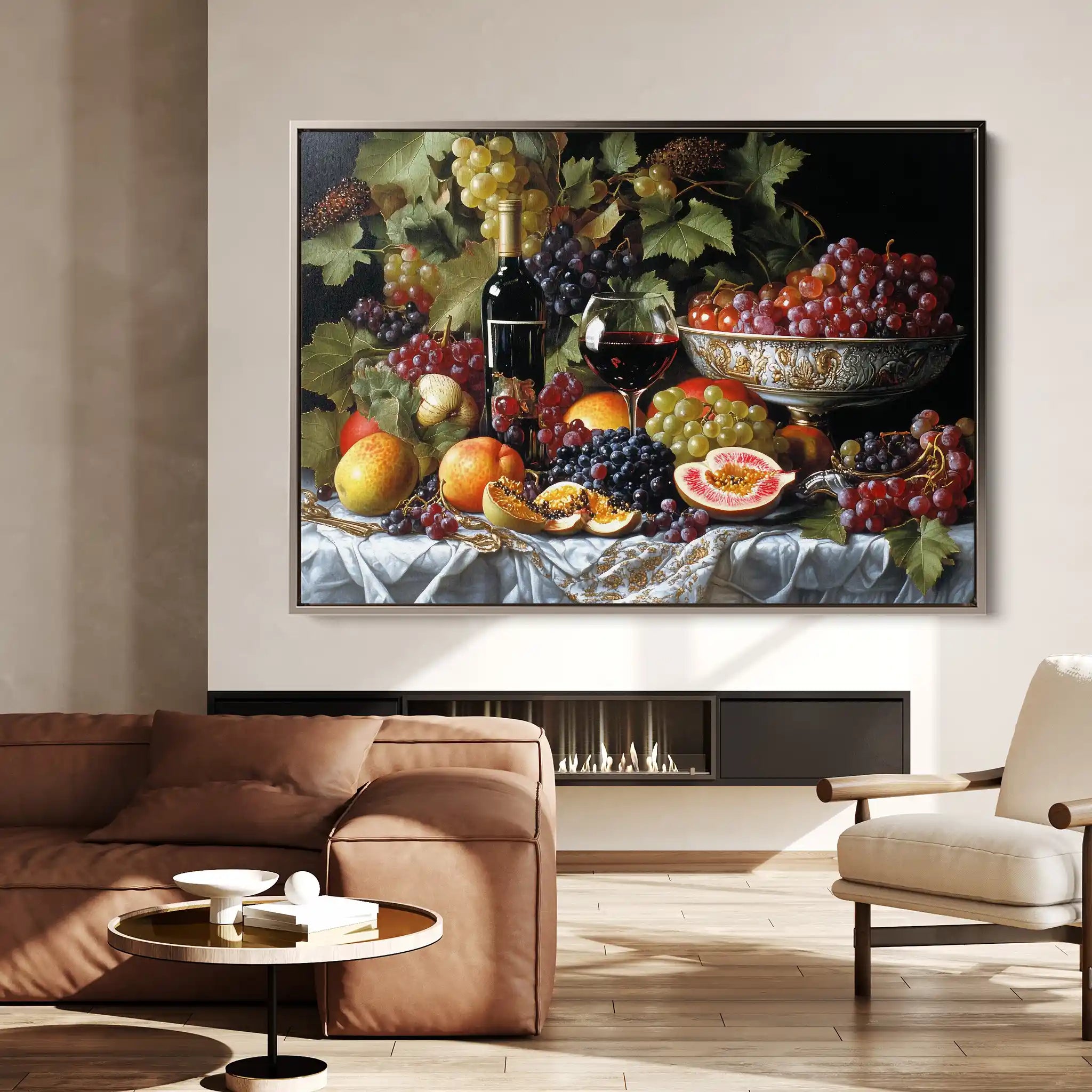 Floral Canvas Wall Art WAD1142-F 90 x 60 cm / Stretched on hidden frame