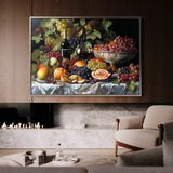 Floral Canvas Wall Art WAD1142-F 90 x 60 cm / Stretched on hidden frame