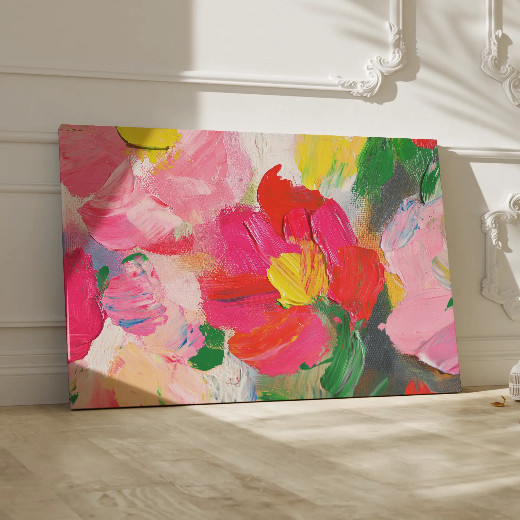 Floral Canvas Wall Art WAD1143-F 90 x 60 cm / Stretched on hidden frame