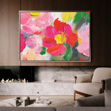 Floral Canvas Wall Art WAD1143-F 90 x 60 cm / Stretched on hidden frame
