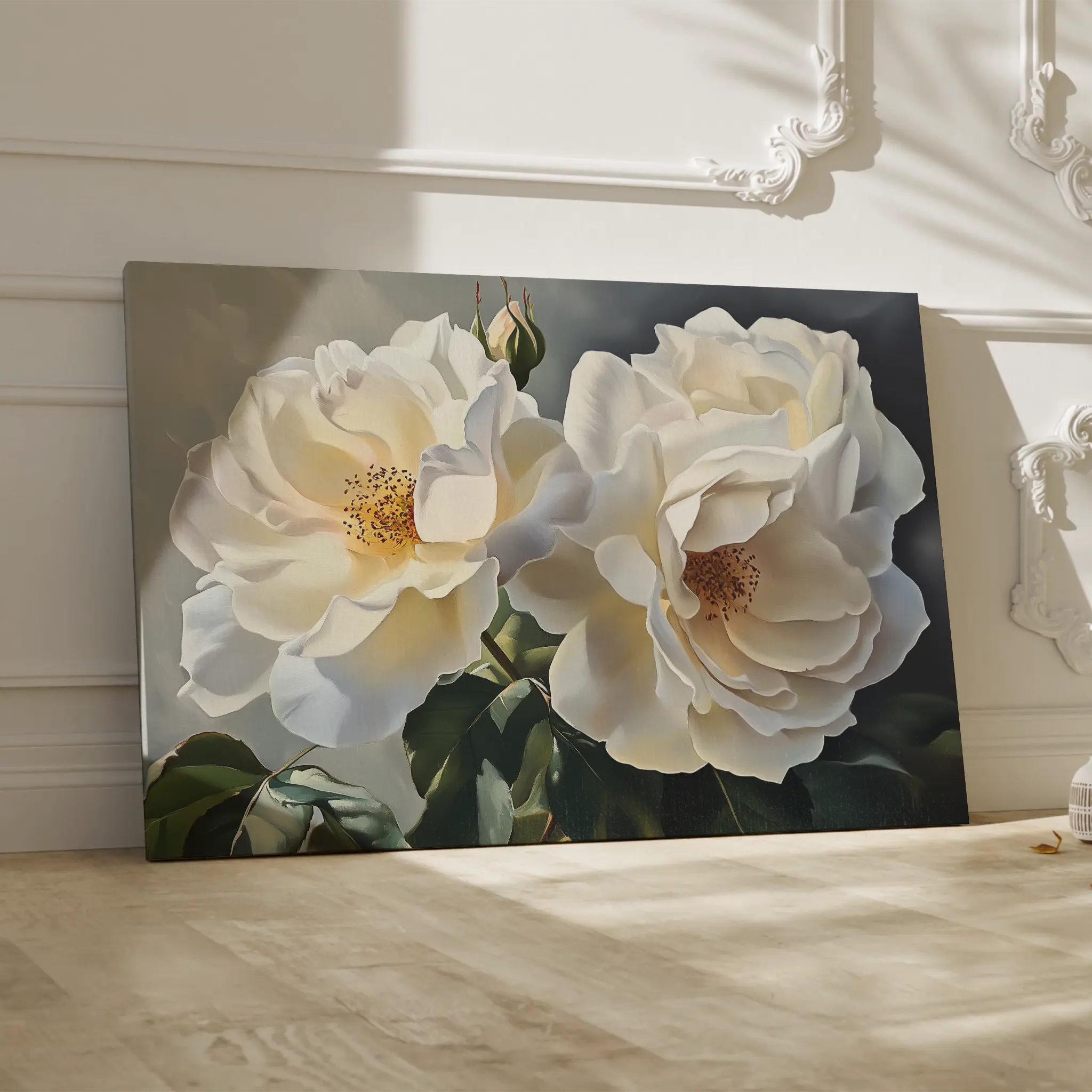 Floral Canvas Wall Art WAD1147-F 90 x 60 cm / Stretched on hidden frame