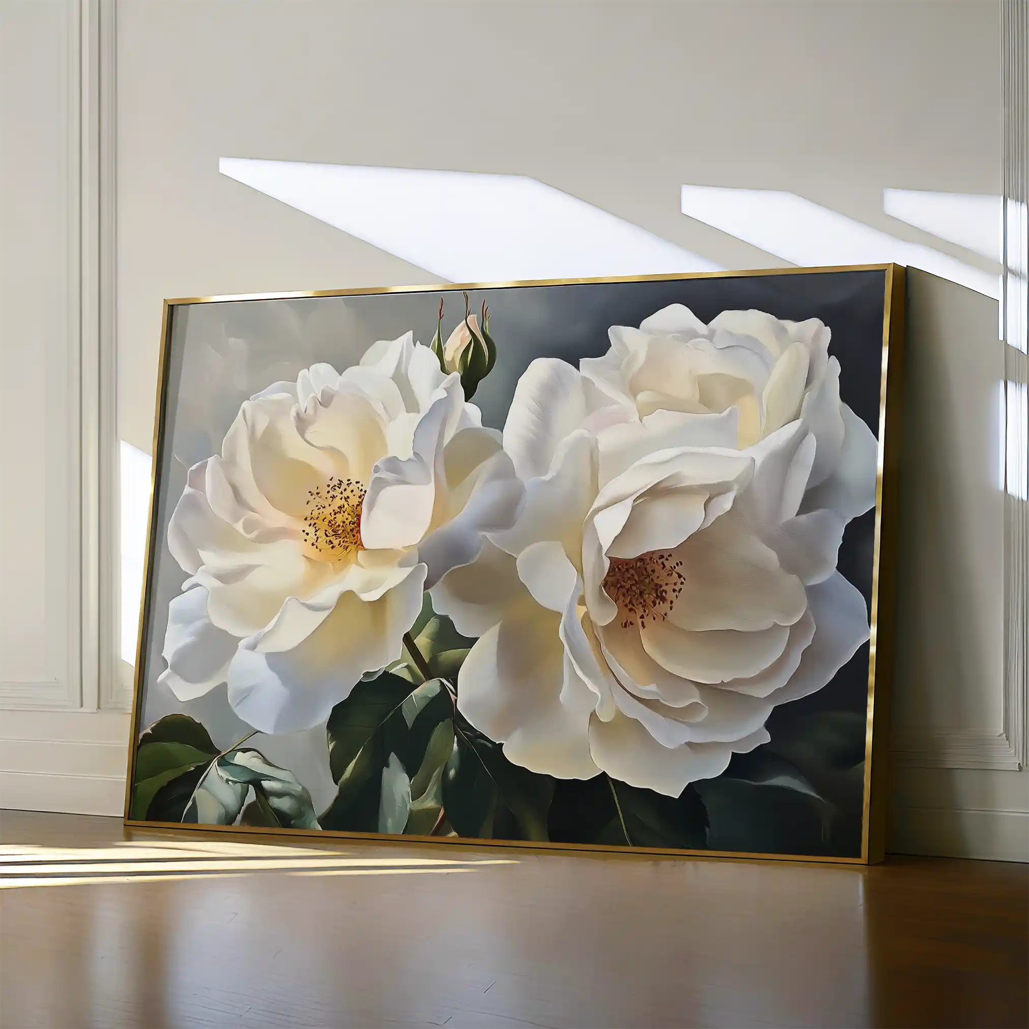 Floral Canvas Wall Art WAD1147-F 90 x 60 cm / Stretched on hidden frame