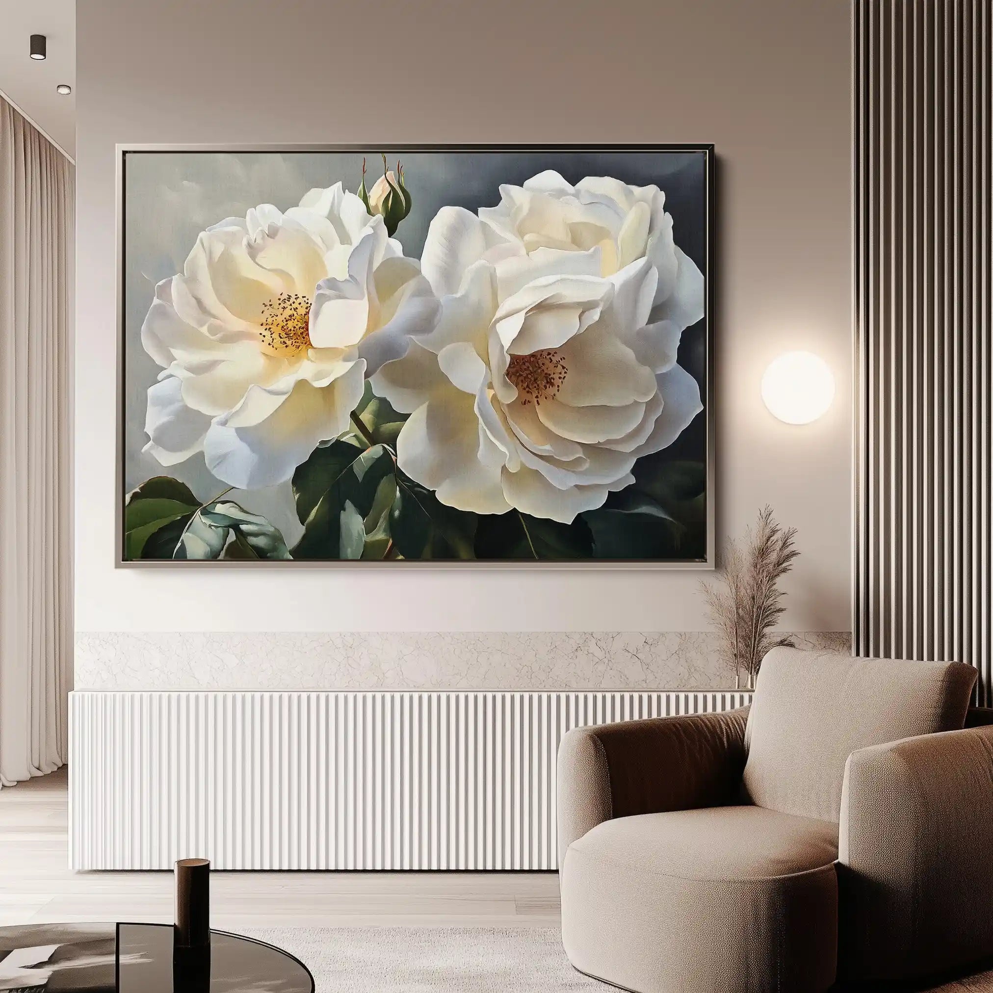 Floral Canvas Wall Art WAD1147-F 90 x 60 cm / Stretched on hidden frame
