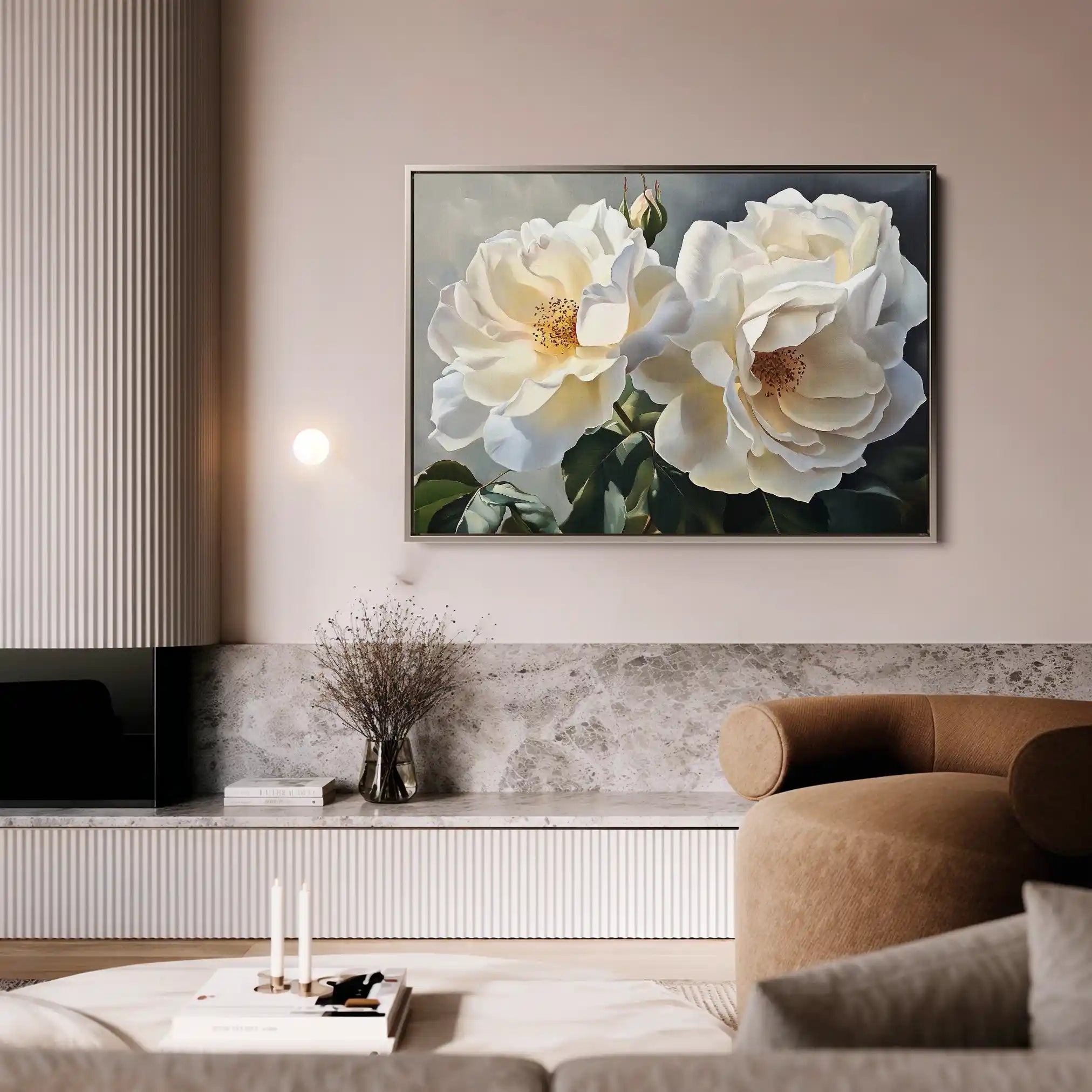 Floral Canvas Wall Art WAD1147-F 90 x 60 cm / Stretched on hidden frame
