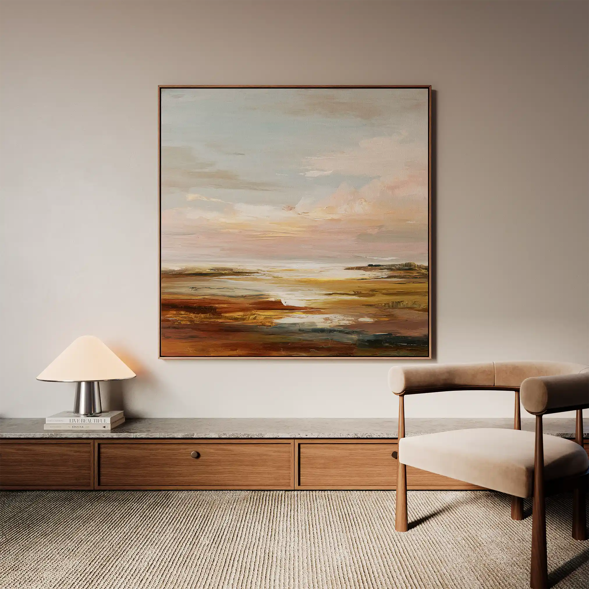 Abstract 1149 Canvas Art 60 x 60 cm / Stretched on hidden frame