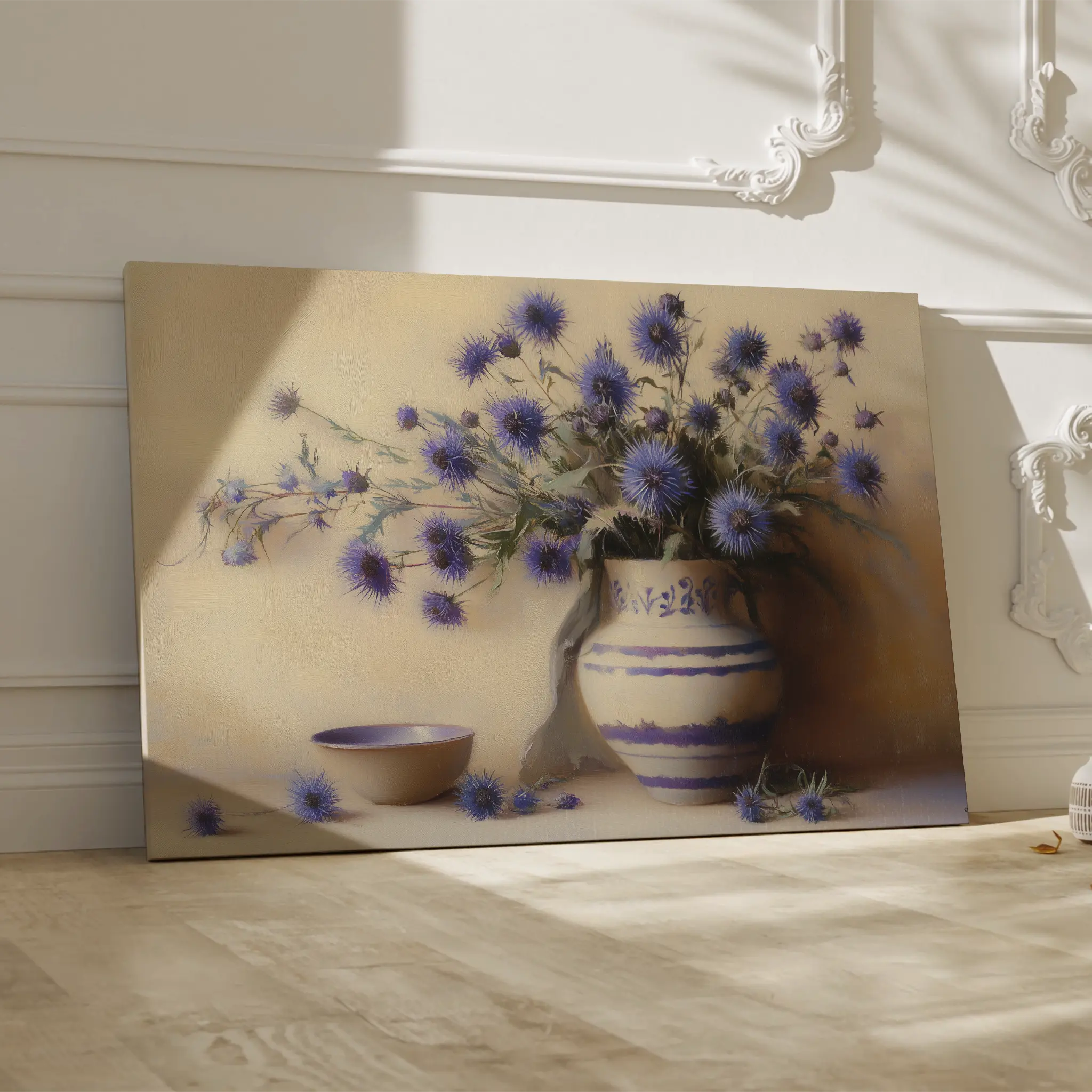 Floral Canvas Wall Art WAD1149-F 90 x 60 cm / Stretched on hidden frame