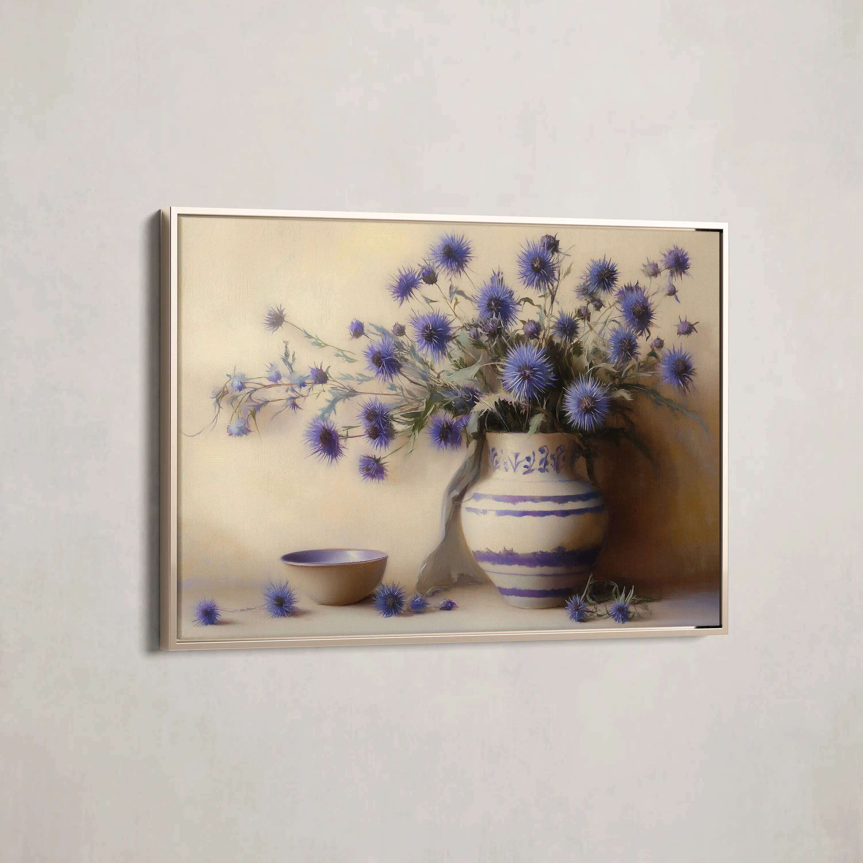 Floral Canvas Wall Art WAD1149-F 90 x 60 cm / Stretched on hidden frame