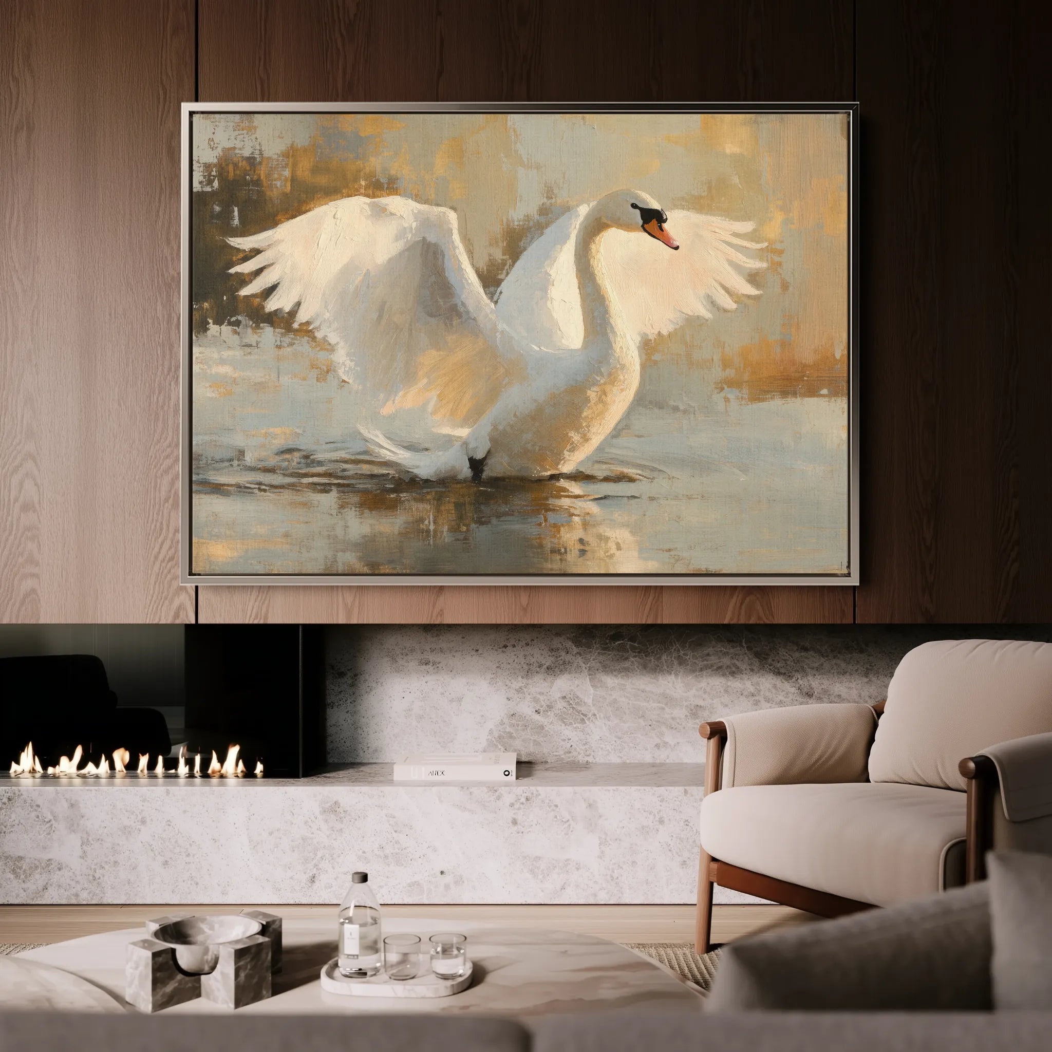 Animals Canvas Wall Art WAD115-AN 90 x 60 cm / Stretched on hidden frame