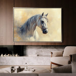Horses 115 Canvas Art 90 x 60 cm / Stretched on hidden frame