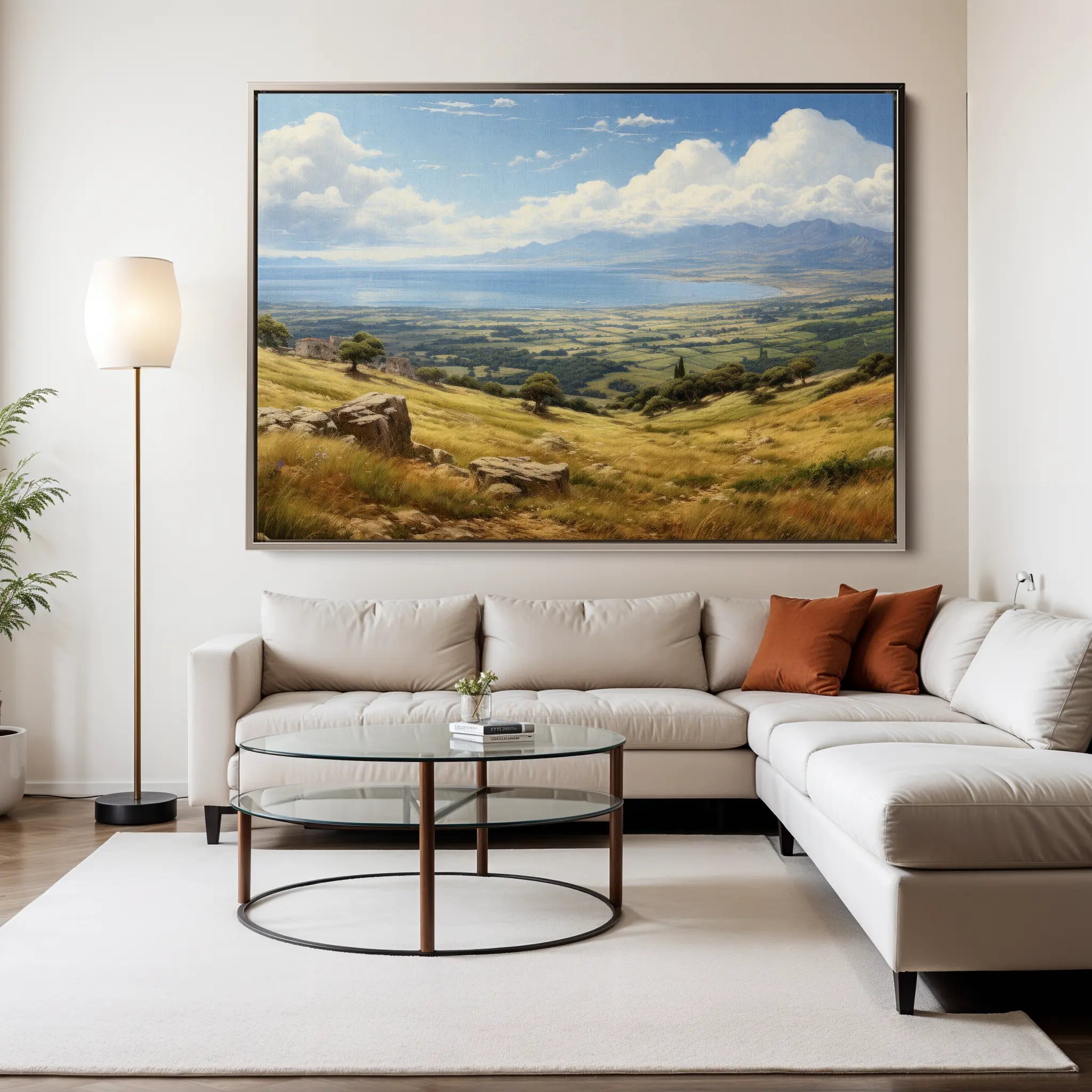 Landscape Canvas Wall Art WAD115-L 90 x 60 cm / Stretched on hidden frame