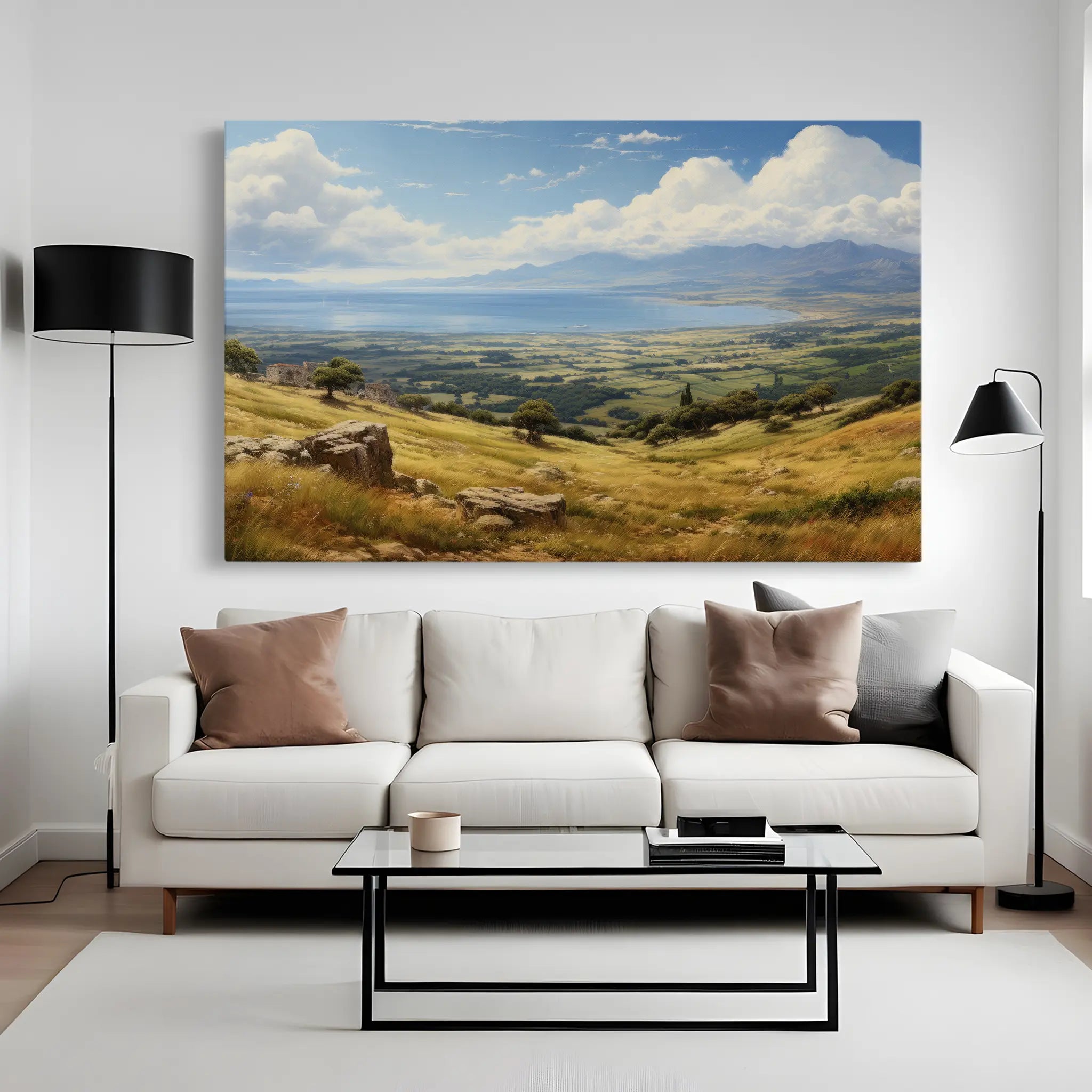 Landscape Canvas Wall Art WAD115-L 90 x 60 cm / Stretched on hidden frame