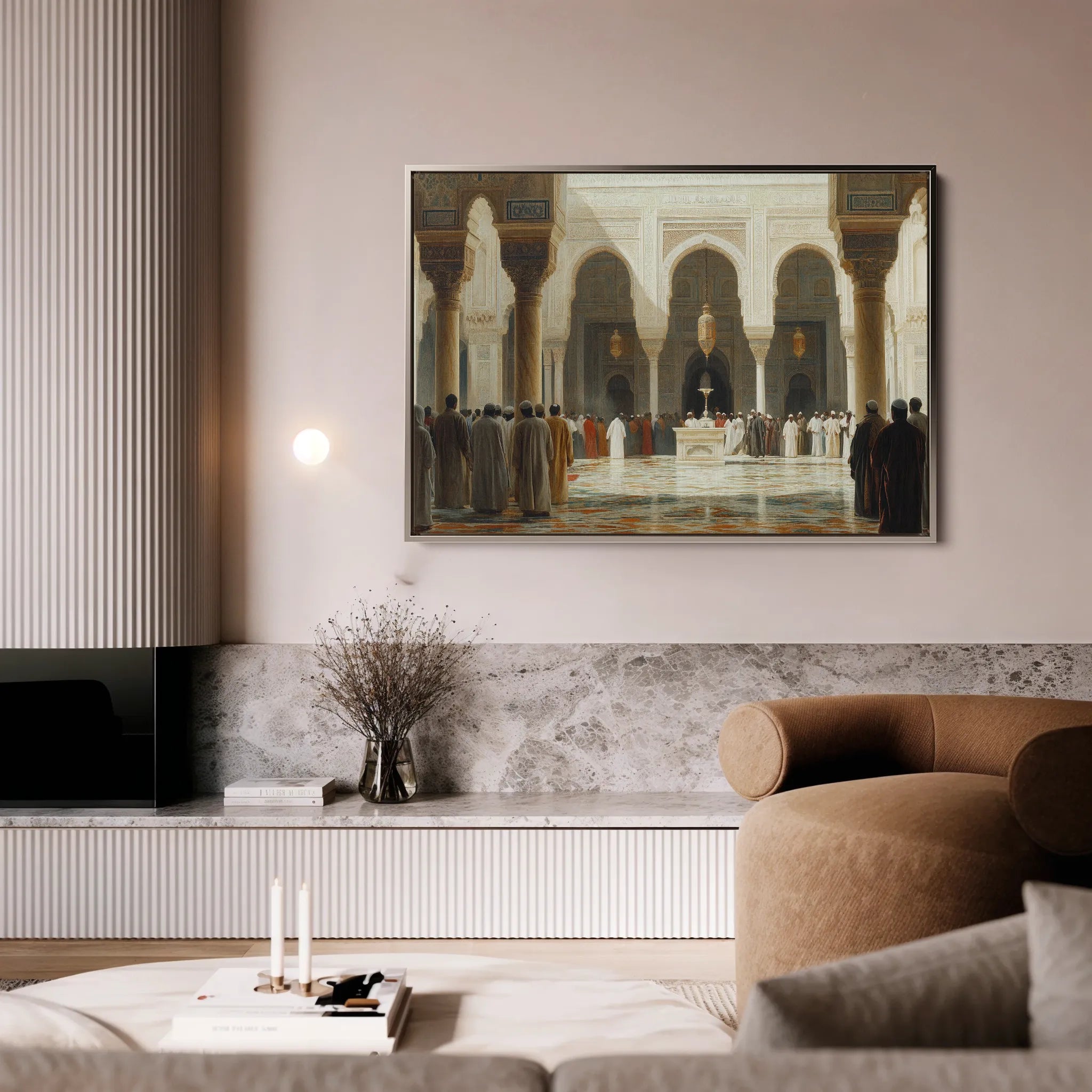 Orientalist Canvas Wall Art WAD115-OR 90 x 60 cm / Stretched on hidden frame