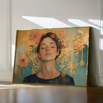 Portrait 115 Canvas Art 90 x 60 cm / Stretched on hidden frame