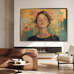 Portrait 115 Canvas Art 90 x 60 cm / Stretched on hidden frame