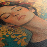 Portrait 115 Canvas Art 90 x 60 cm / Stretched on hidden frame