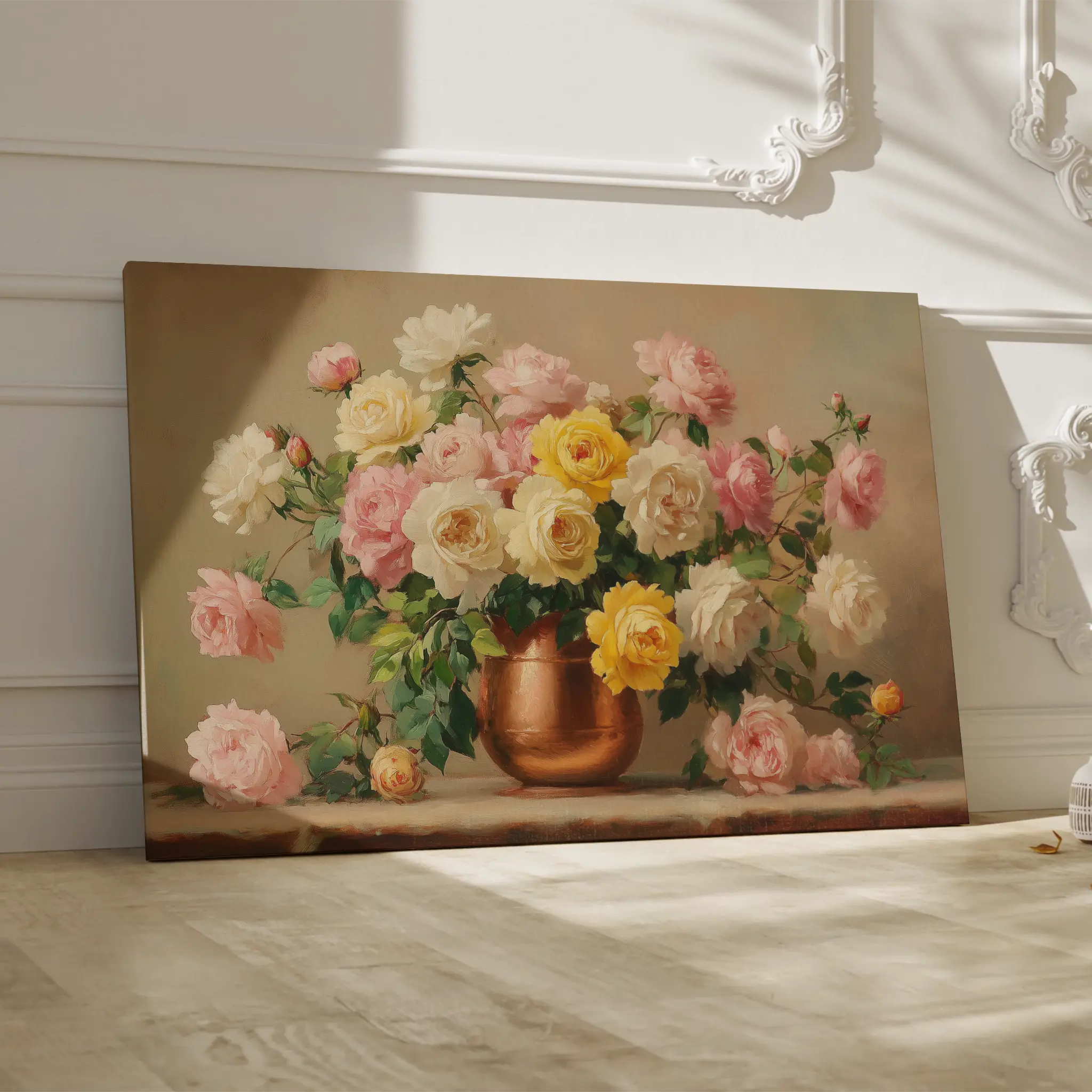 Floral Canvas Wall Art WAD1150-F 90 x 60 cm / Stretched on hidden frame