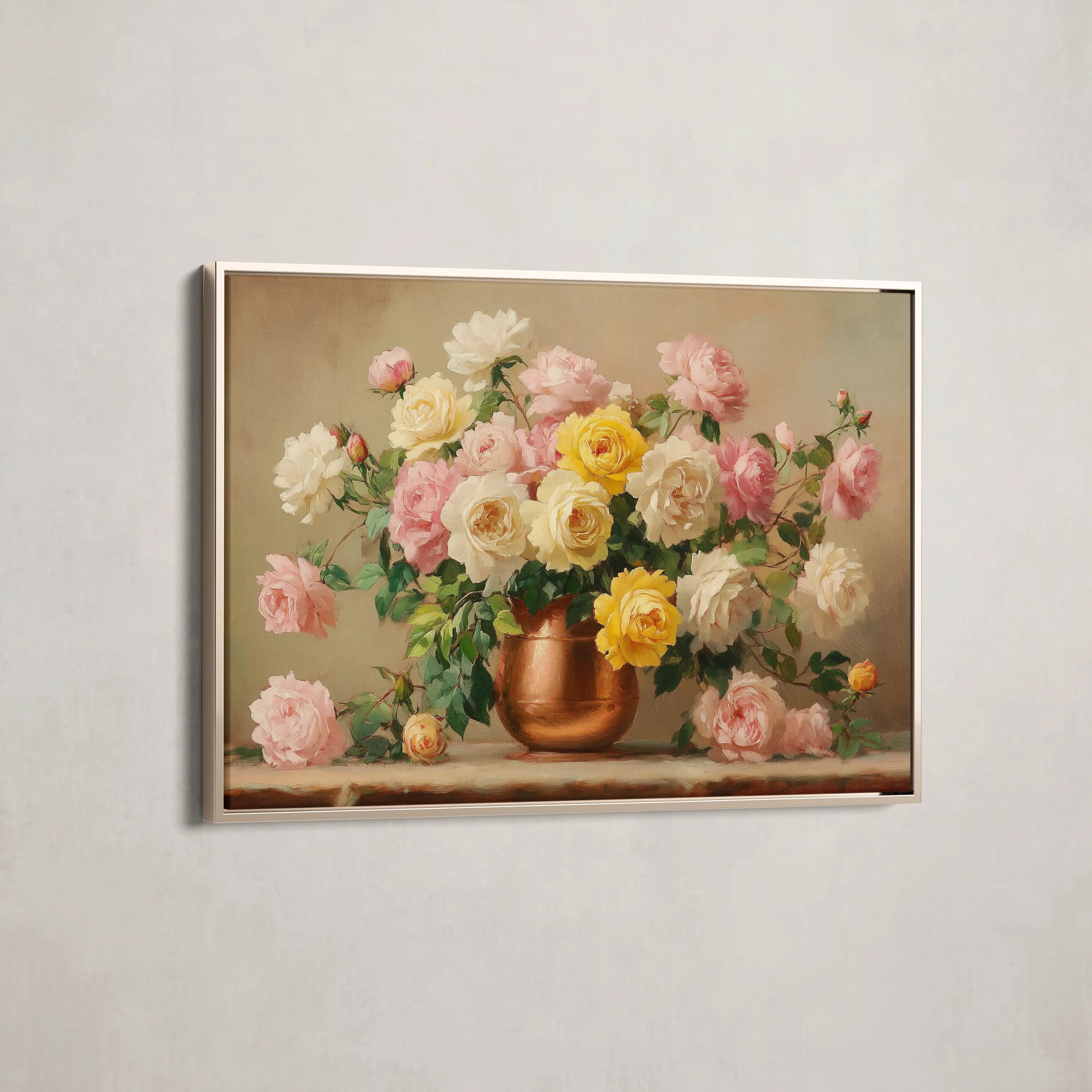 Floral Canvas Wall Art WAD1150-F 90 x 60 cm / Stretched on hidden frame