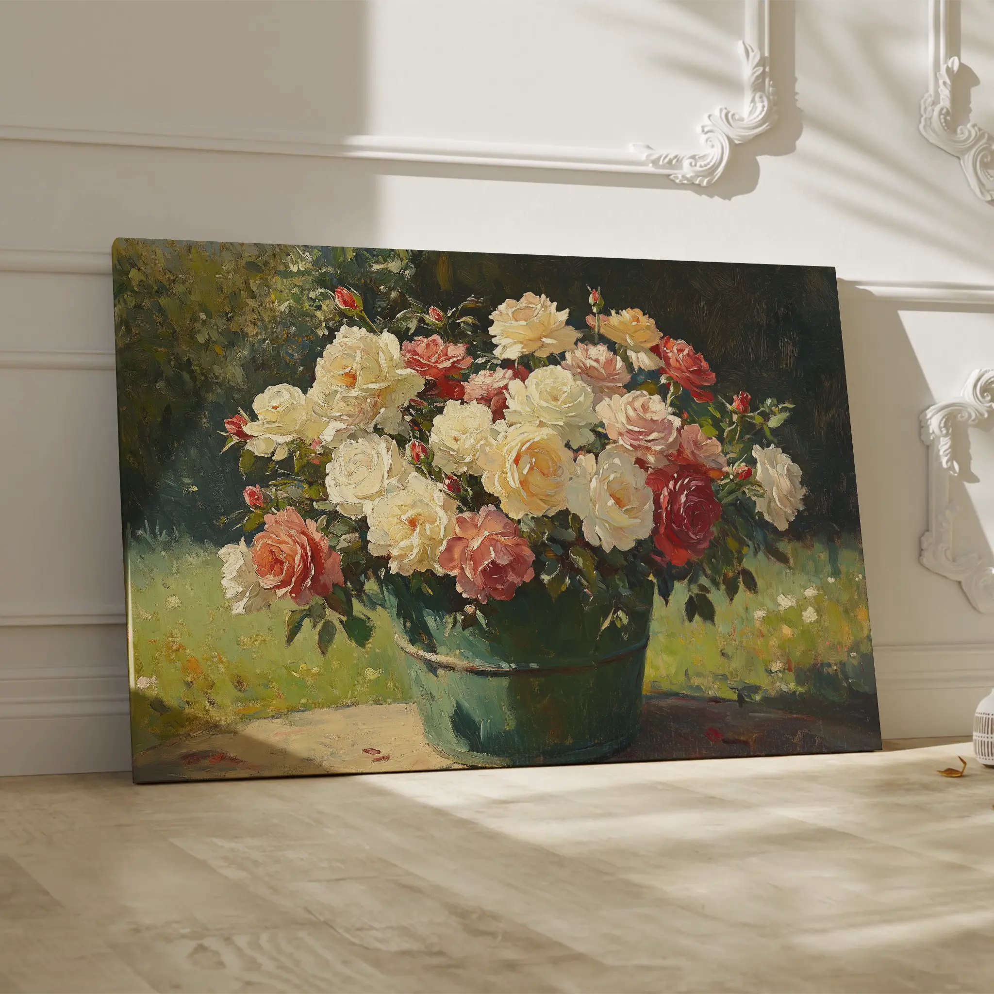 Floral Canvas Wall Art WAD1151-F 90 x 60 cm / Stretched on hidden frame