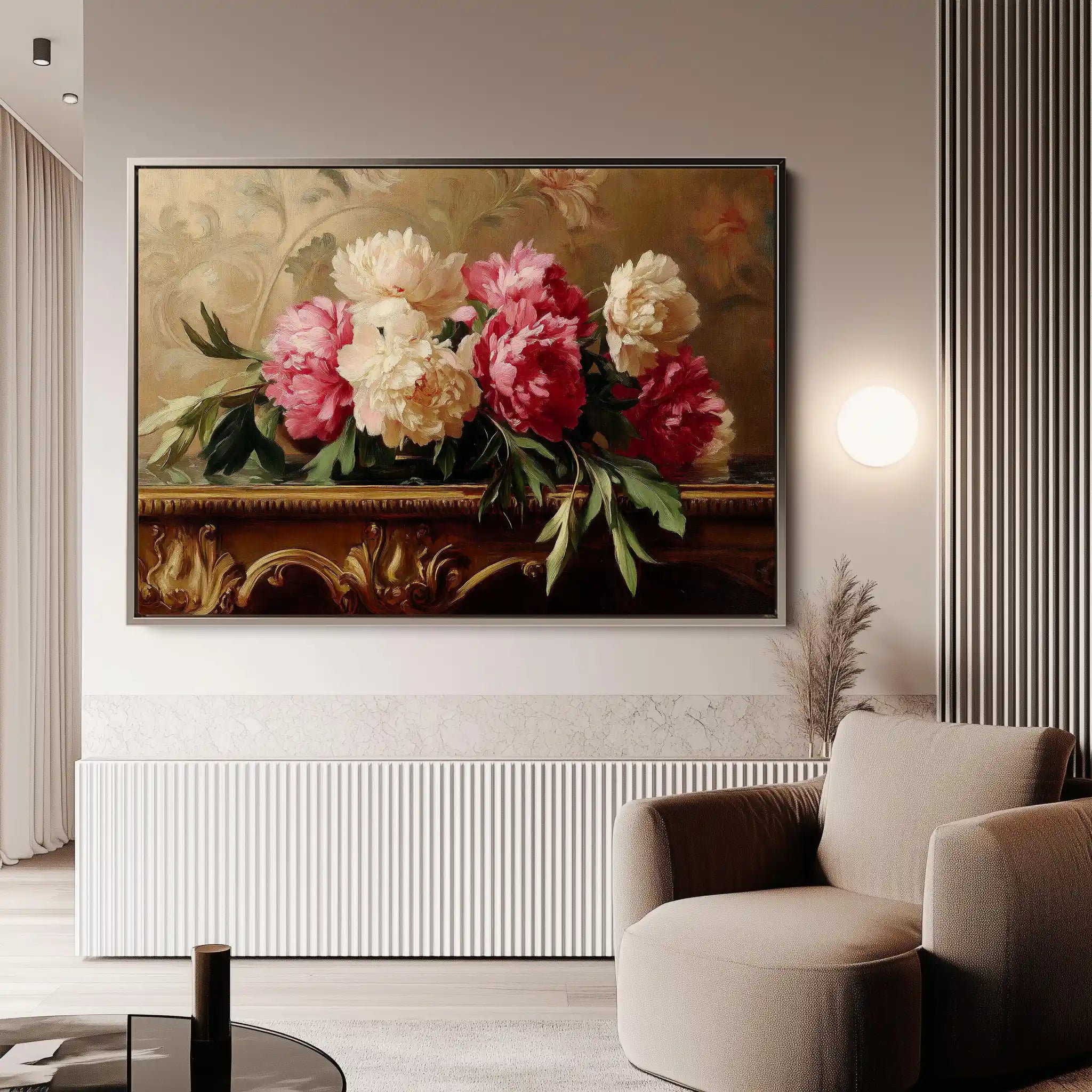 Floral Canvas Wall Art WAD1152-F 90 x 60 cm / Stretched on hidden frame