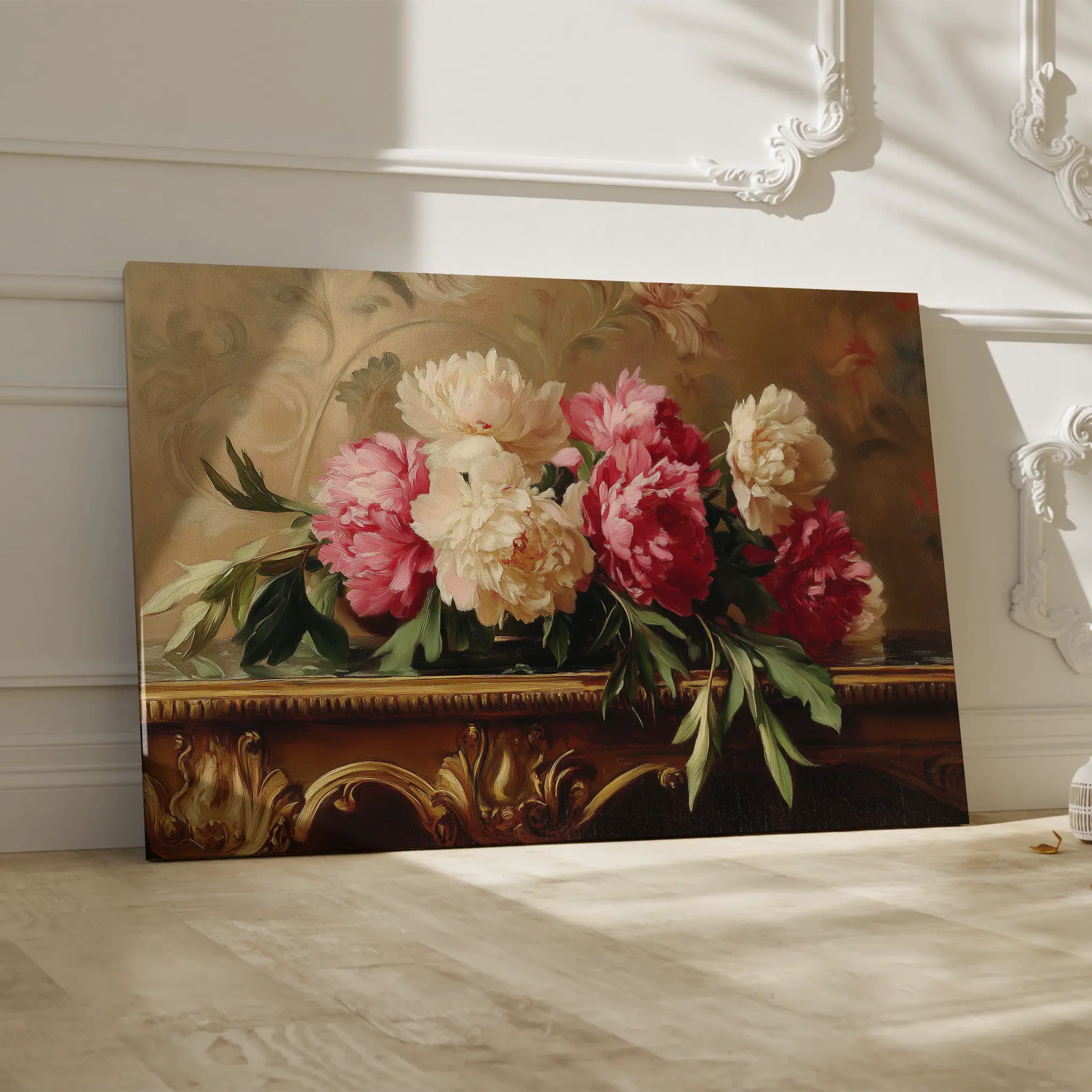 Floral Canvas Wall Art WAD1152-F 90 x 60 cm / Stretched on hidden frame