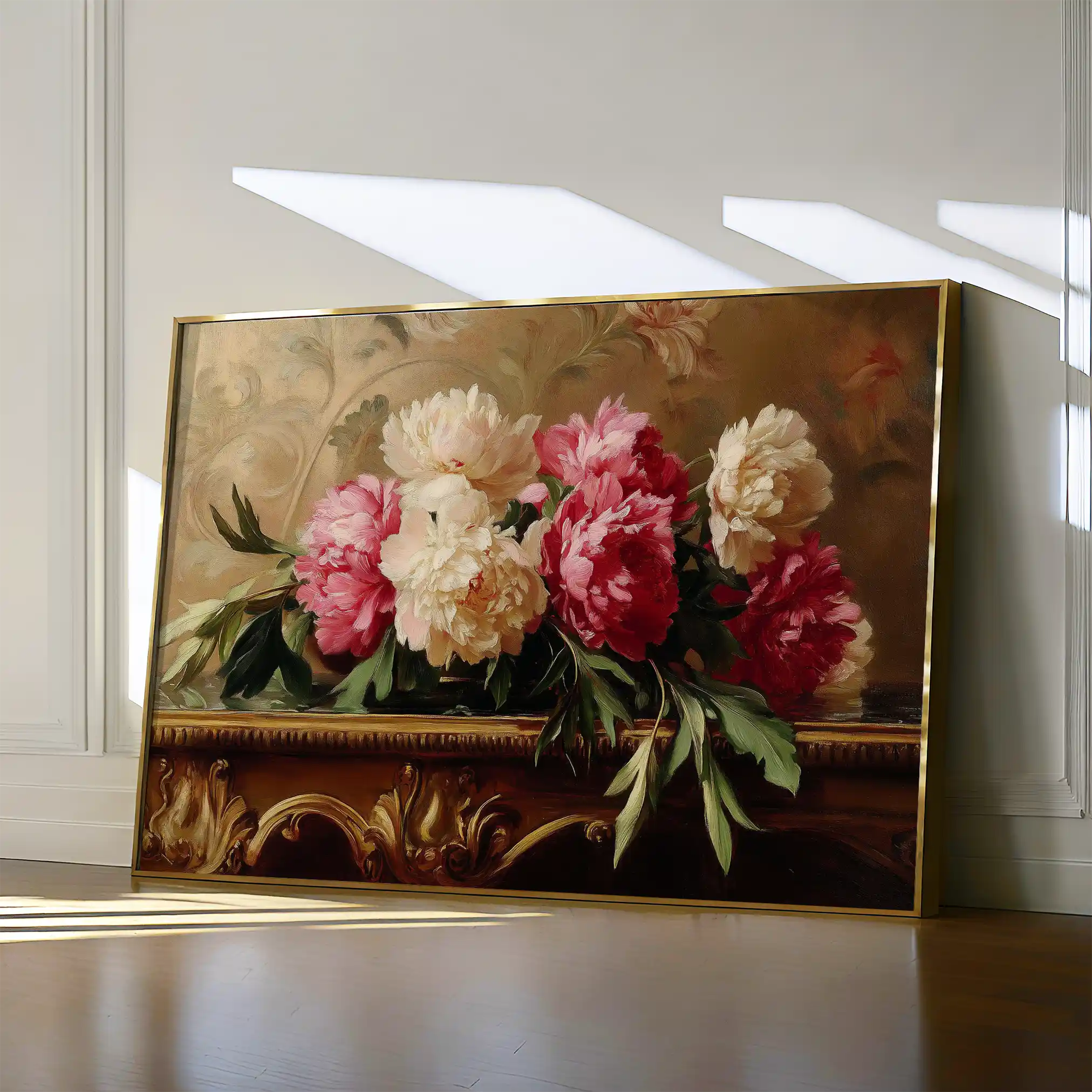 Floral Canvas Wall Art WAD1152-F 90 x 60 cm / Stretched on hidden frame