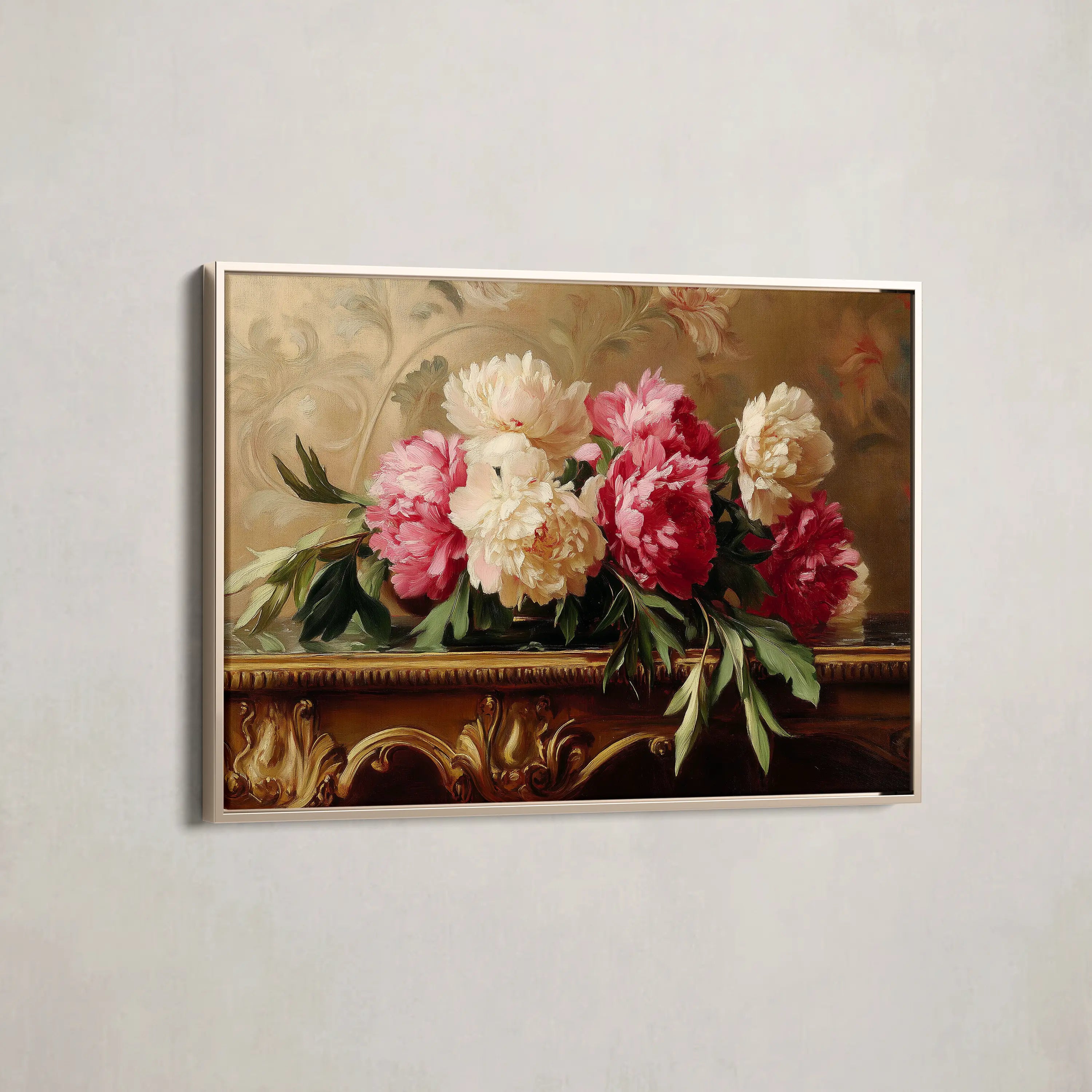 Floral Canvas Wall Art WAD1152-F 90 x 60 cm / Stretched on hidden frame