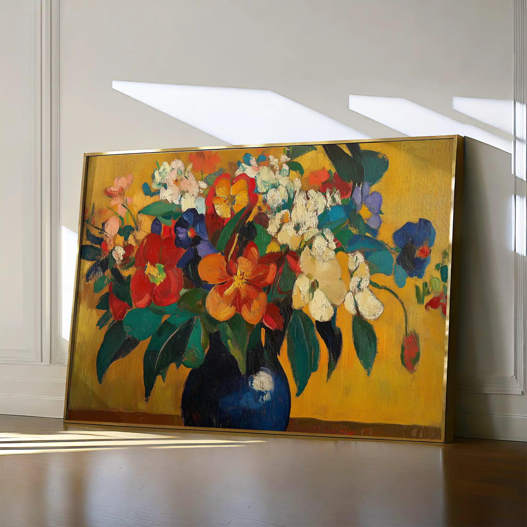 Floral Canvas Wall Art WAD1153-F 90 x 60 cm / Stretched on hidden frame