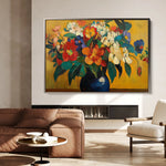Floral Canvas Wall Art WAD1153-F 90 x 60 cm / Stretched on hidden frame