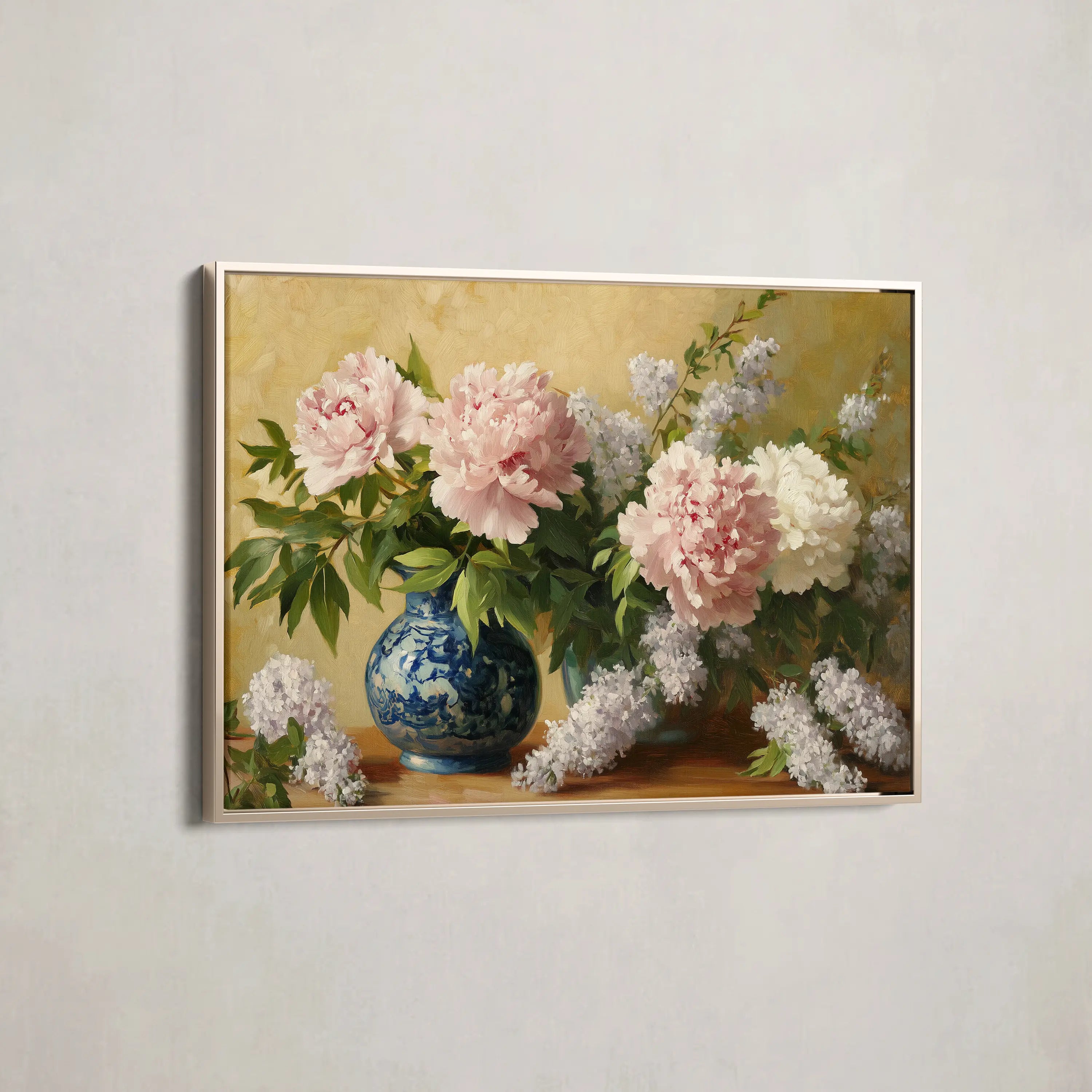 Floral Canvas Wall Art WAD1154-F 90 x 60 cm / Stretched on hidden frame