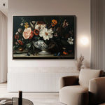 Floral Canvas Wall Art WAD1155-F 90 x 60 cm / Stretched on hidden frame