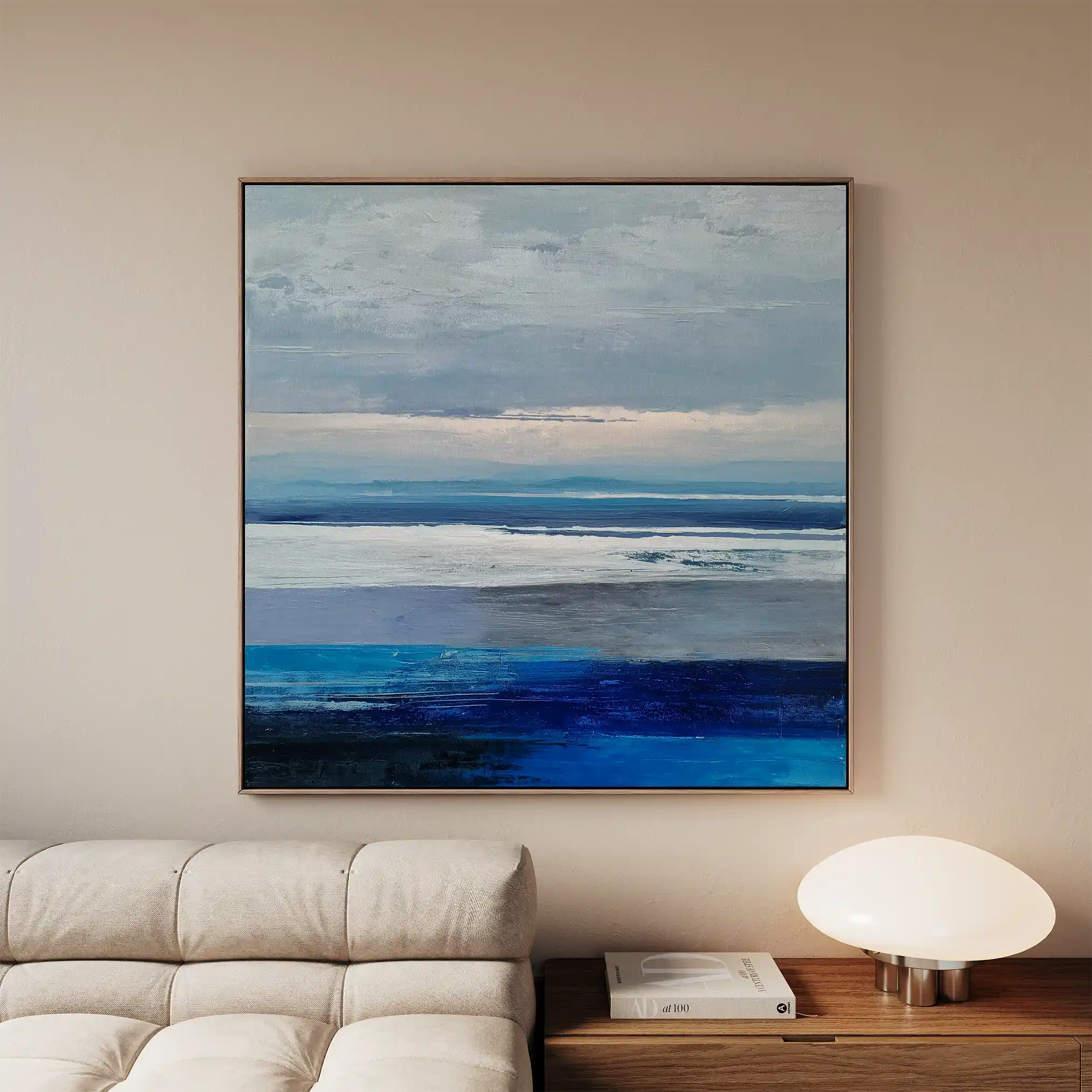 Abstract 1156 Canvas Art 60 x 60 cm / Stretched on hidden frame