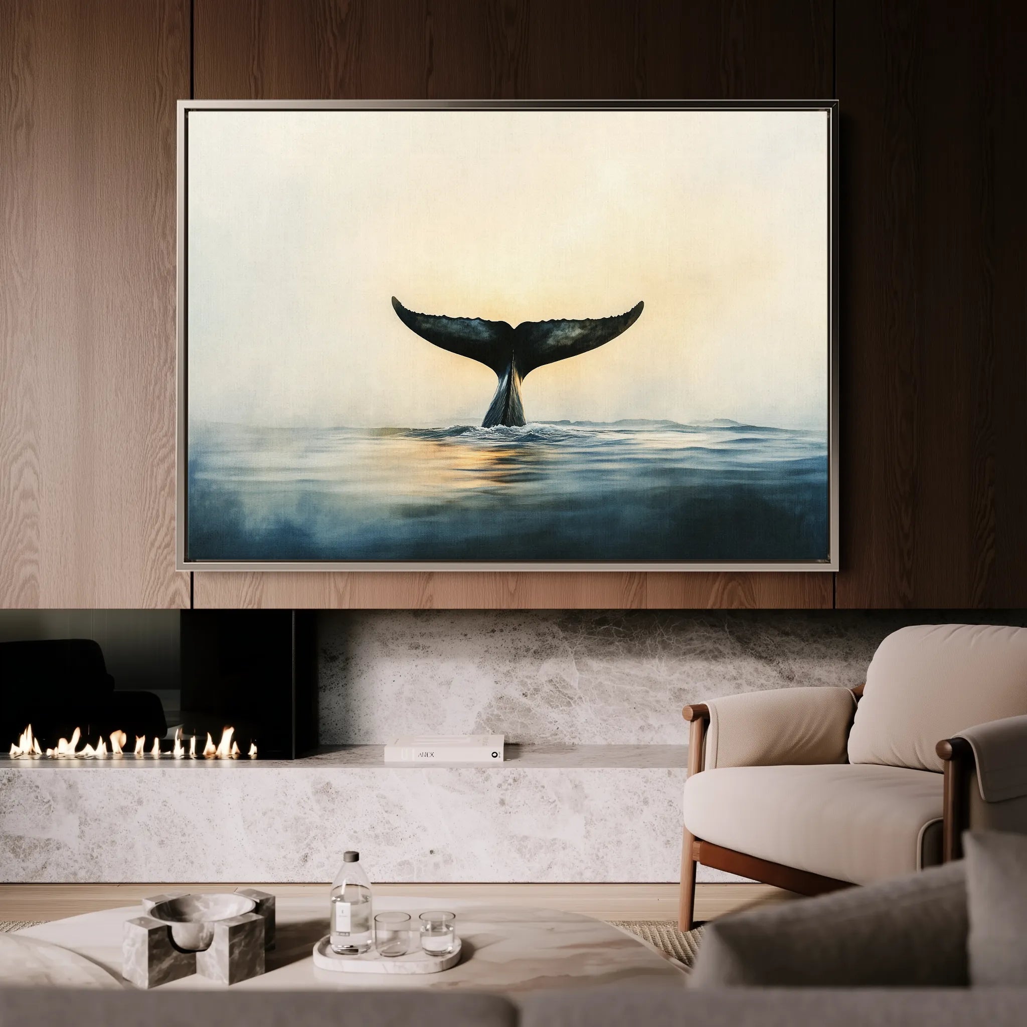 Animals Canvas Wall Art WAD116-AN 90 x 60 cm / Stretched on hidden frame