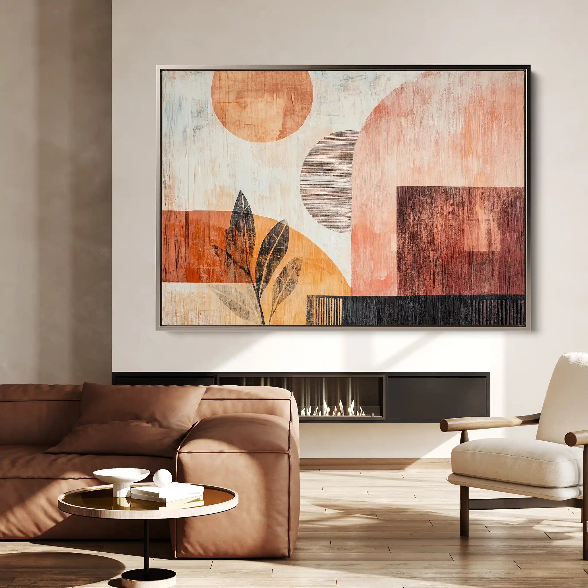 Boho 116 Canvas Art 90 x 60 cm / Stretched on hidden frame