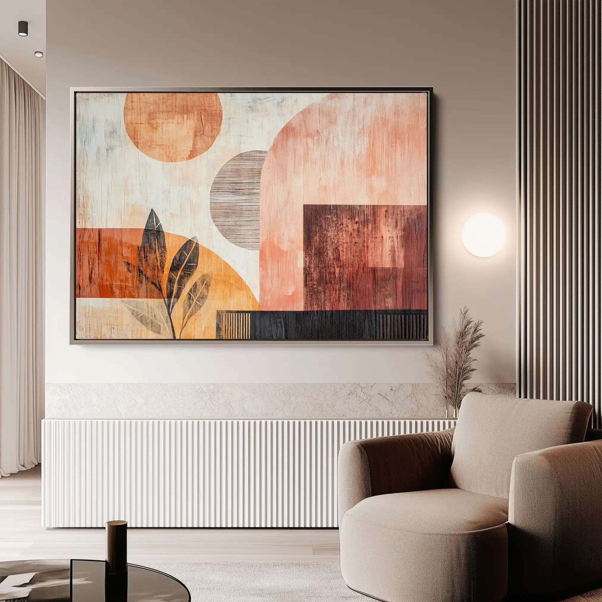 Boho 116 Canvas Art 90 x 60 cm / Stretched on hidden frame