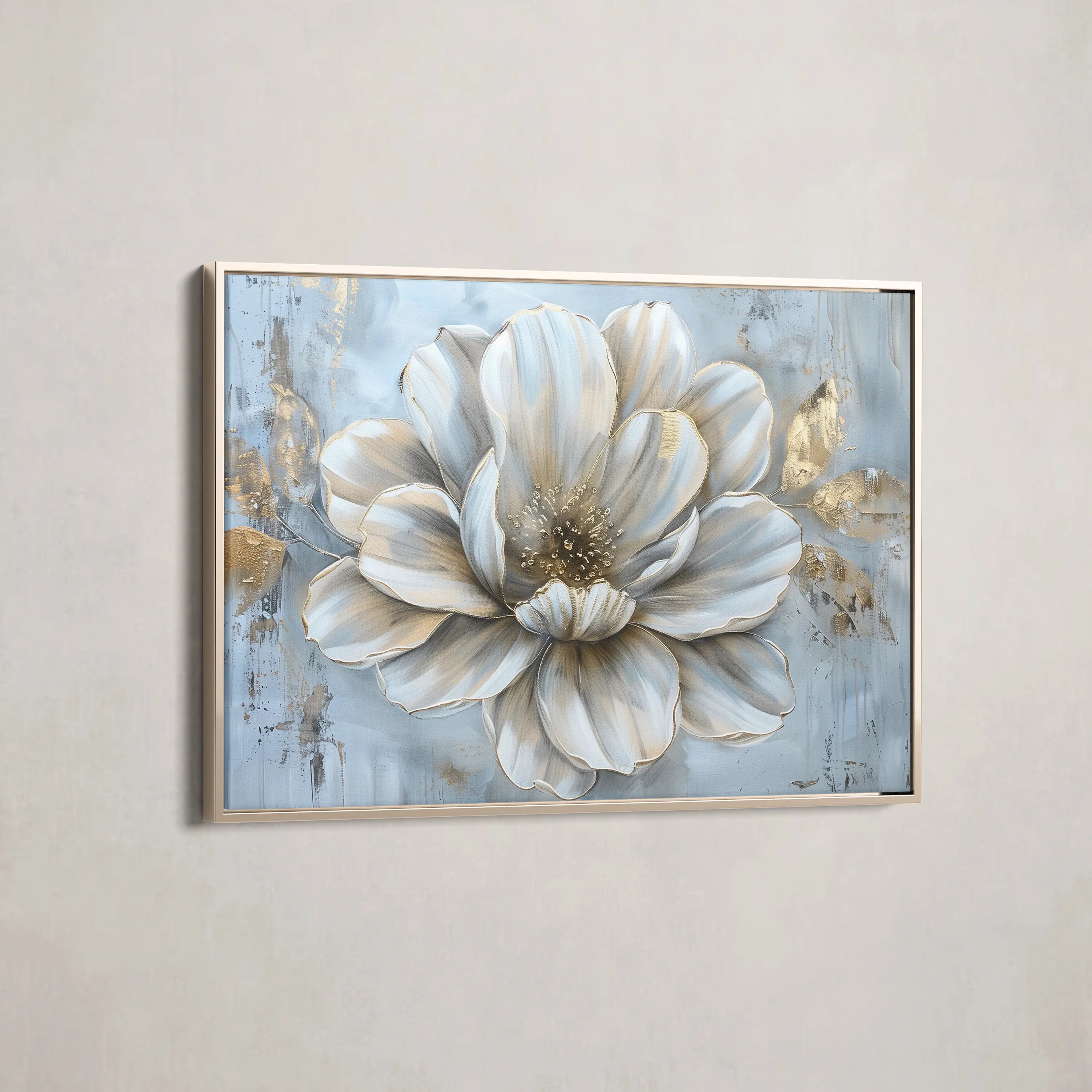 Floral Canvas Wall Art WAD116-F 90 x 60 cm / Stretched on hidden frame