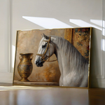 Horses 116 Canvas Art 90 x 60 cm / Stretched on hidden frame
