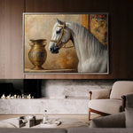 Horses 116 Canvas Art 90 x 60 cm / Stretched on hidden frame