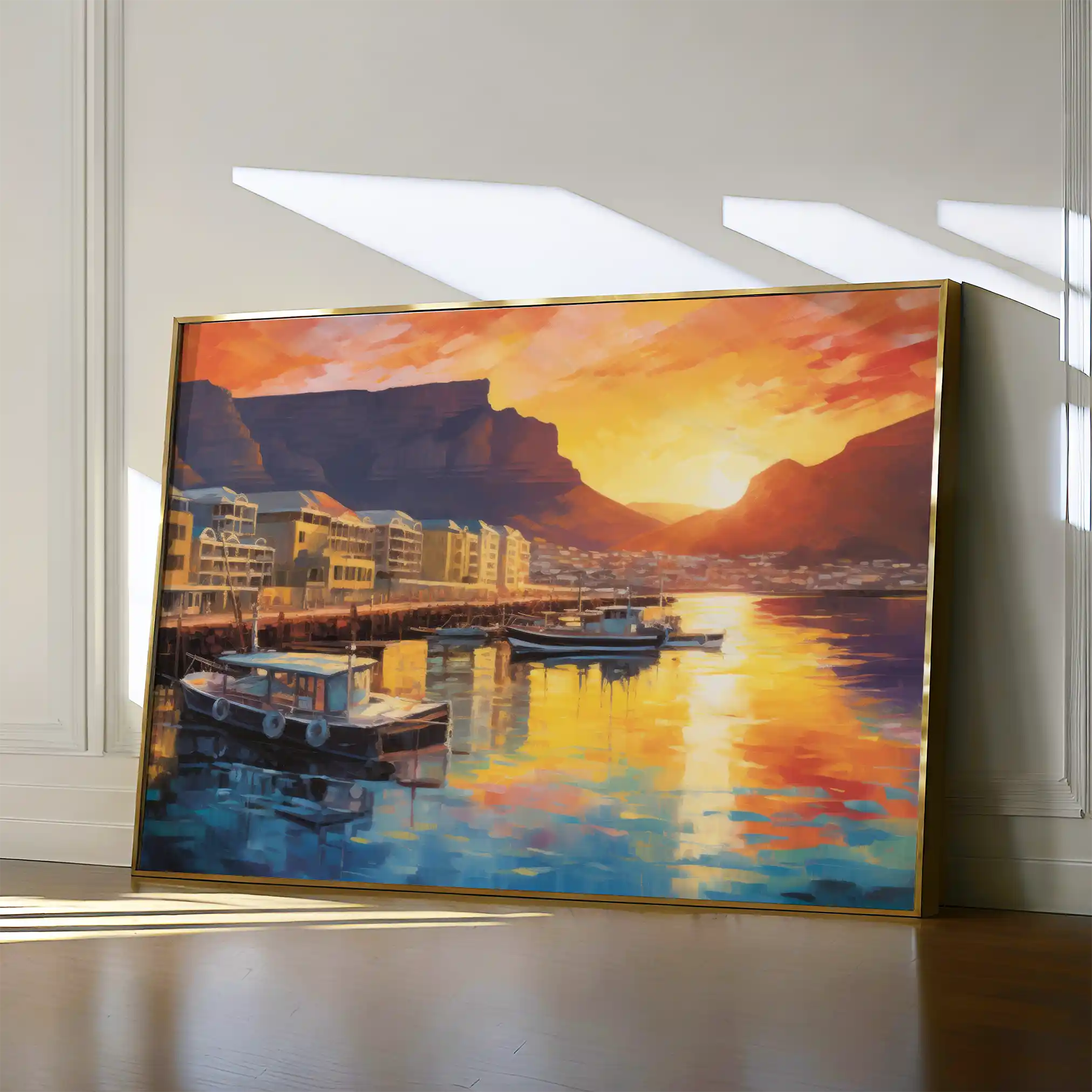 Landscape 116 Canvas Art 90 x 60 cm / Stretched on hidden frame