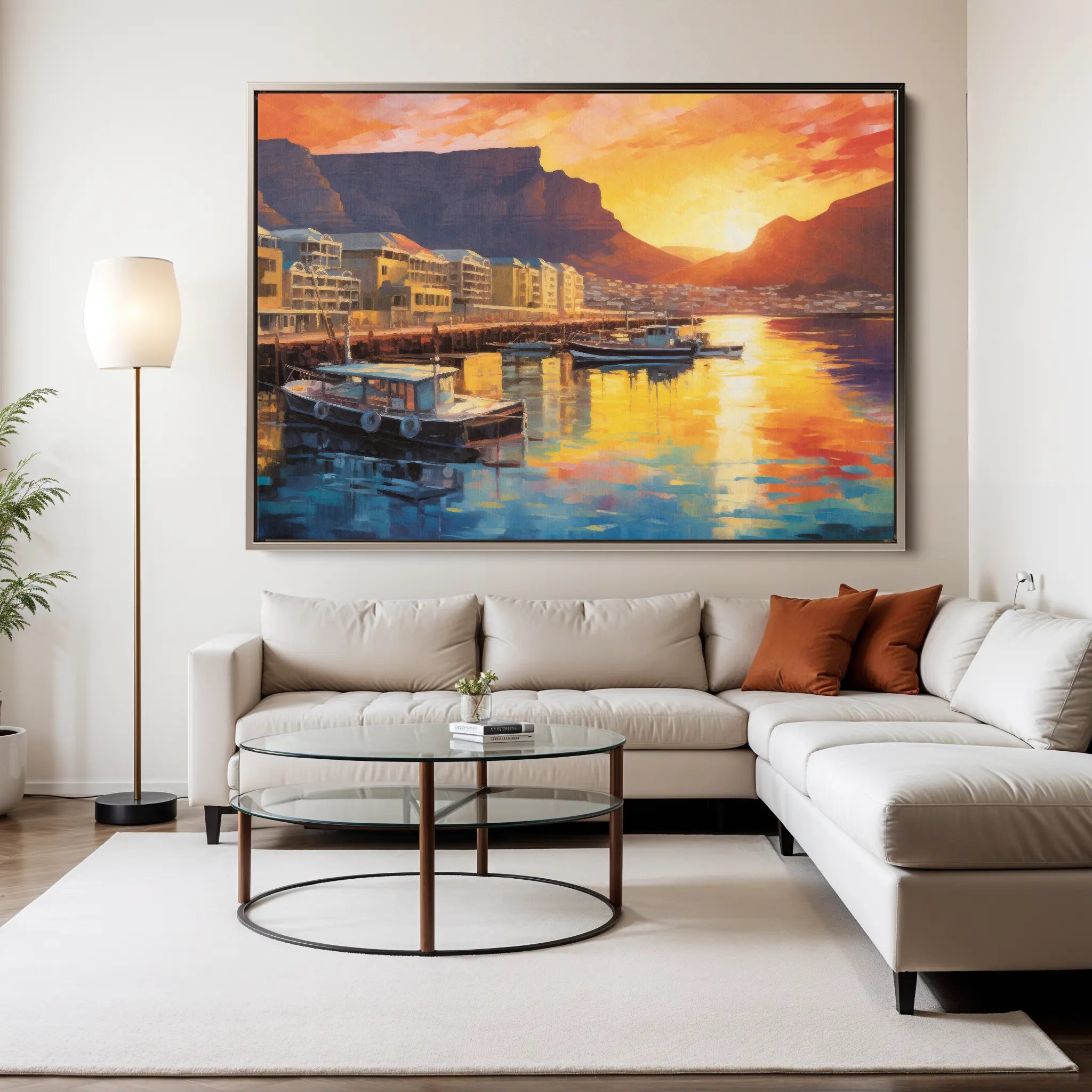 Landscape Canvas Wall Art WAD116-L 90 x 60 cm / Stretched on hidden frame